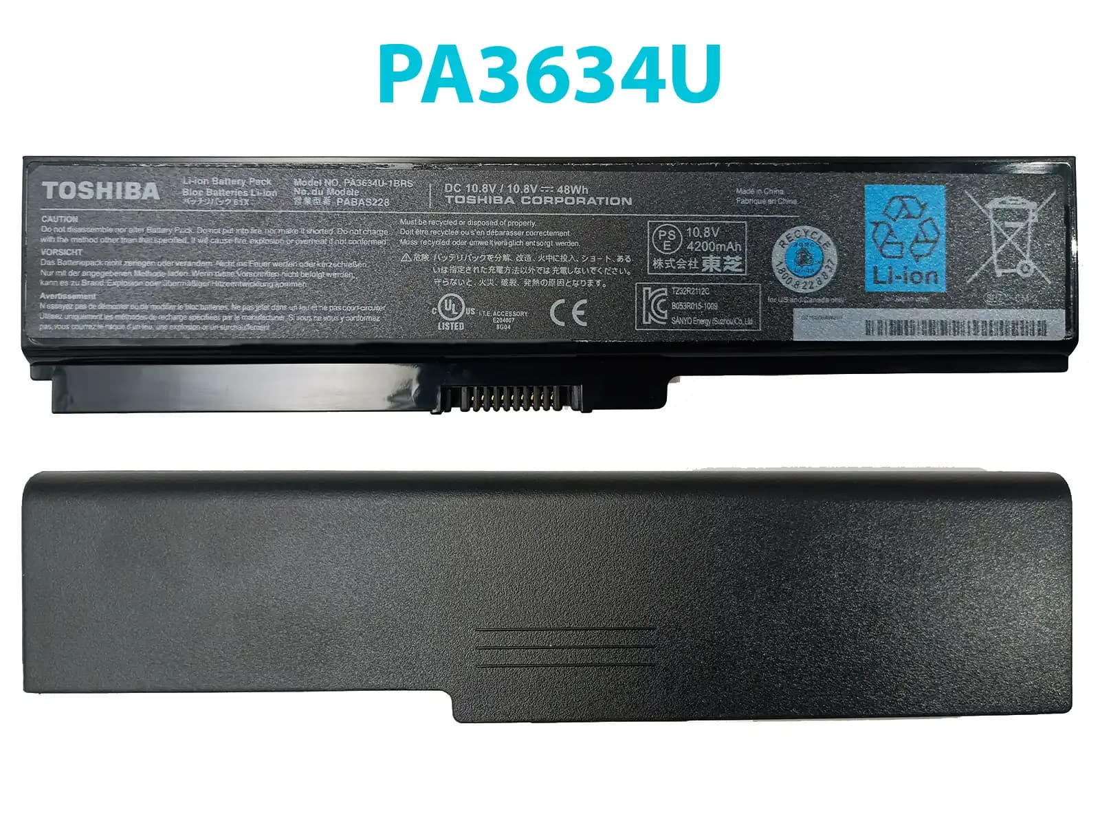 BATERIA TOSHIBA PA3634 *HC* — imagen 1
