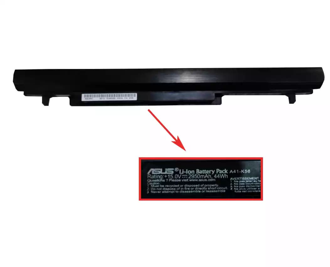 BATERIA ASUS A41-K56 *HC* — imagen 1