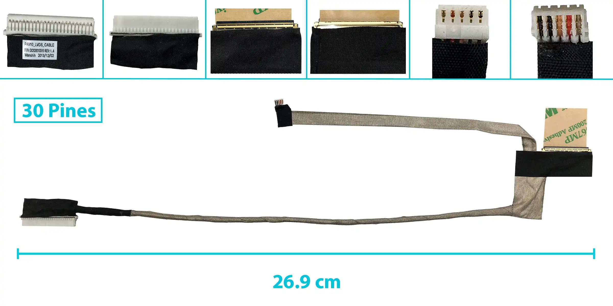 FLEX DE VIDEO TOSHIBA nb255 Mini Nb255 Pav10 Dc020013510 — imagen 1