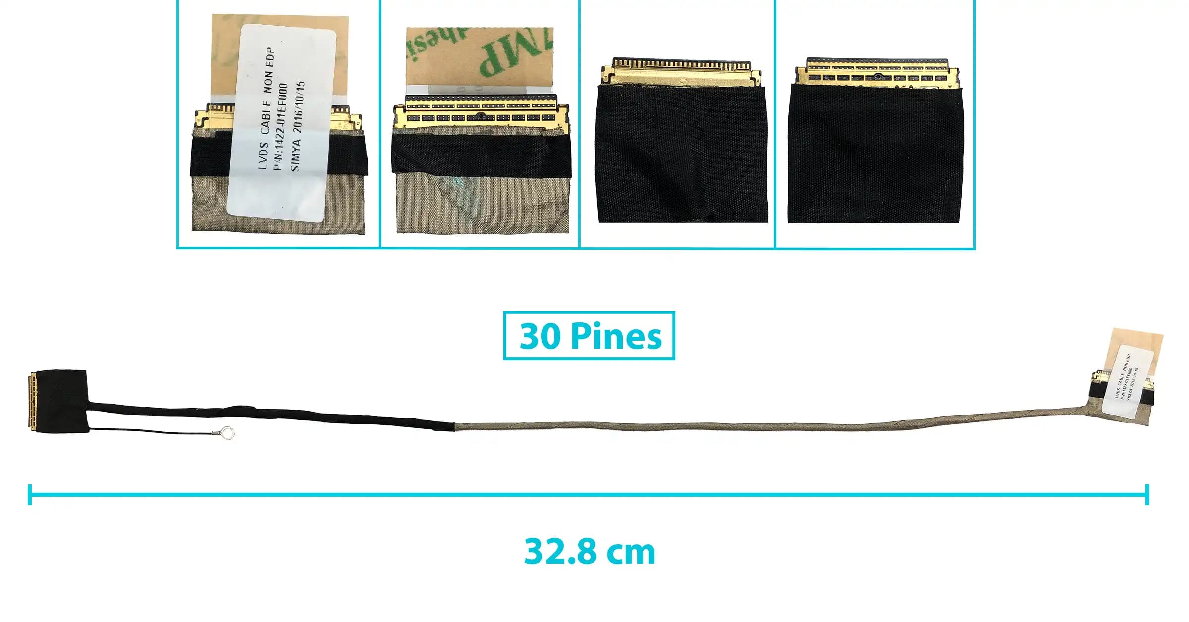 FLEX DE VIDEO TOSHIBA P50 P55 1422-01EF000 (30 PINES) — imagen 1