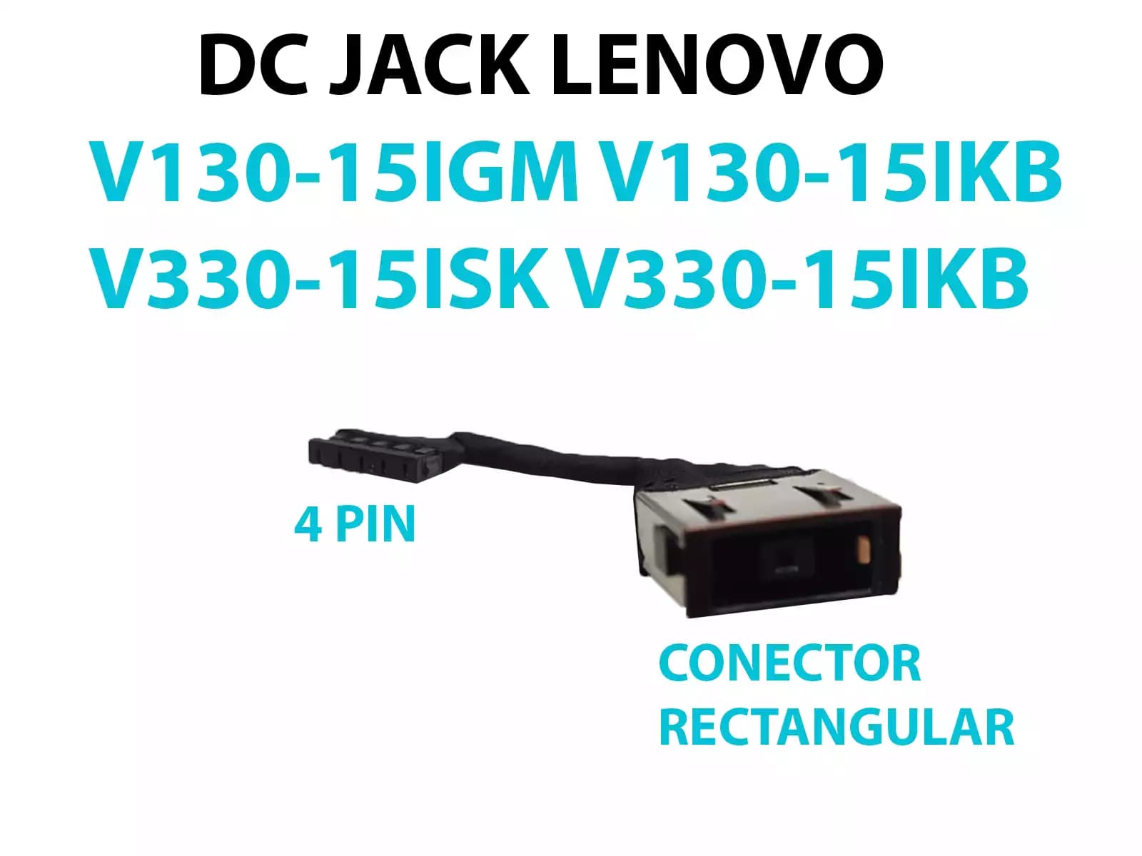 DC JACK LENOVO DC30100QG00 /BT463 CON CABLE — imagen 1