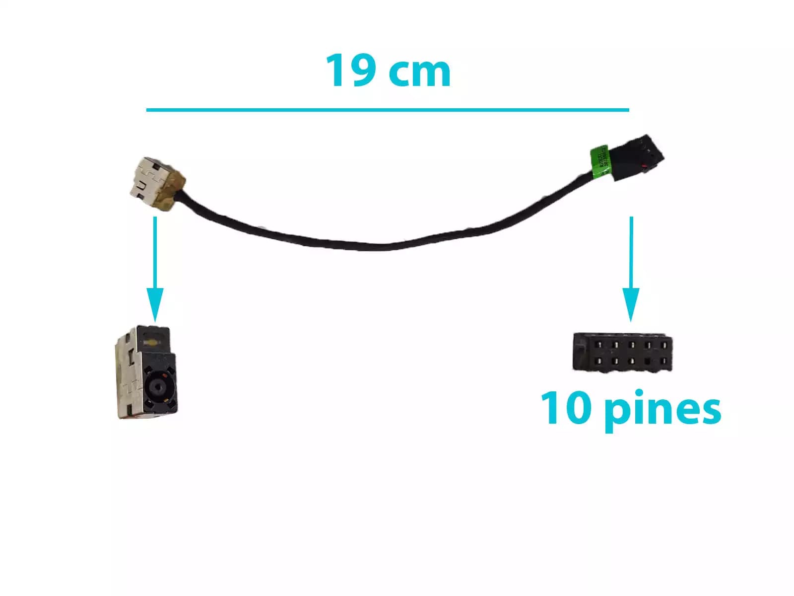 DC Jack Hp 17-J160NR M7-J010Dx CON CABLE — imagen 1