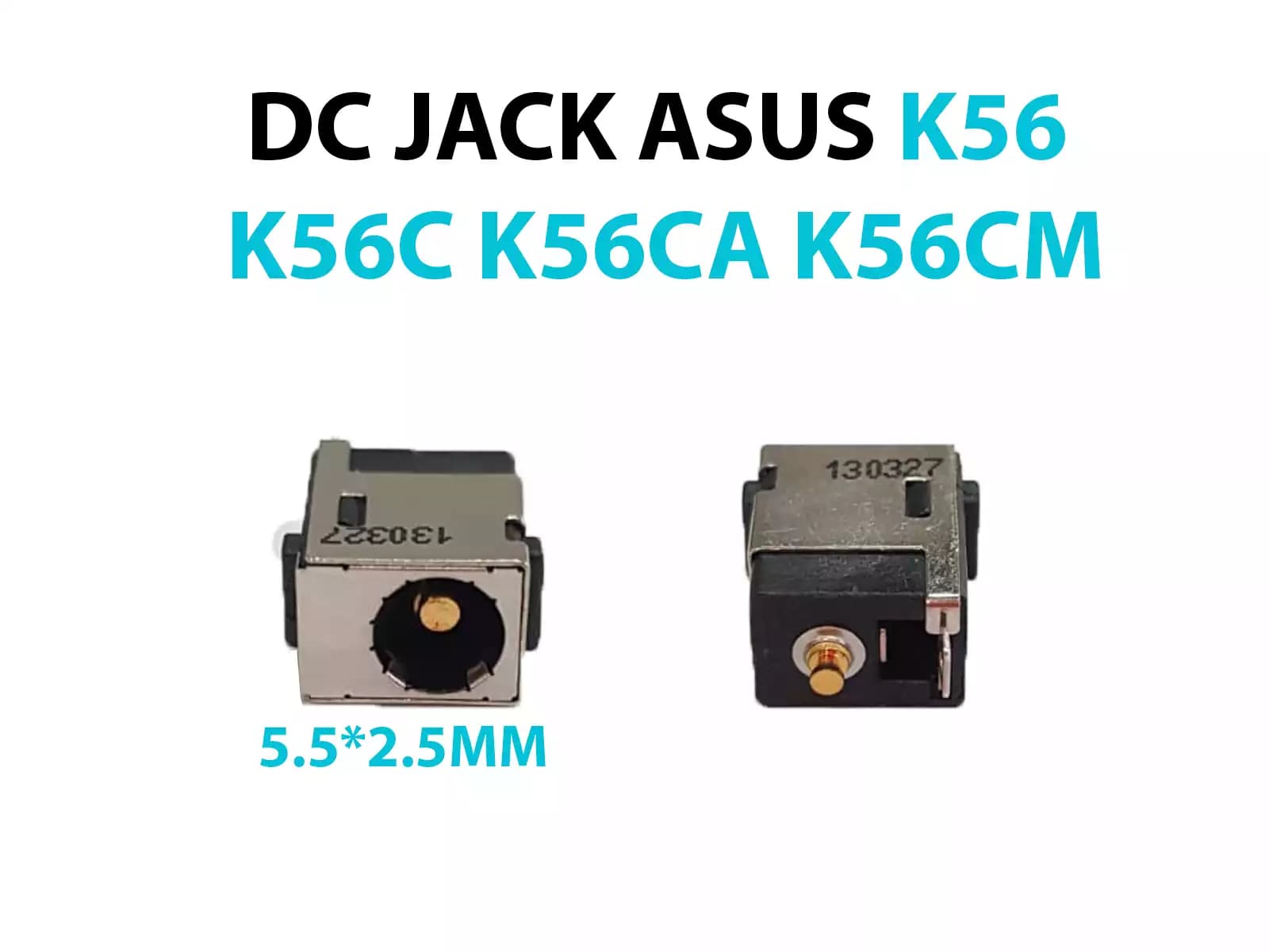 DC Jack ASUS X401A X501A SIN CABLE — imagen 1