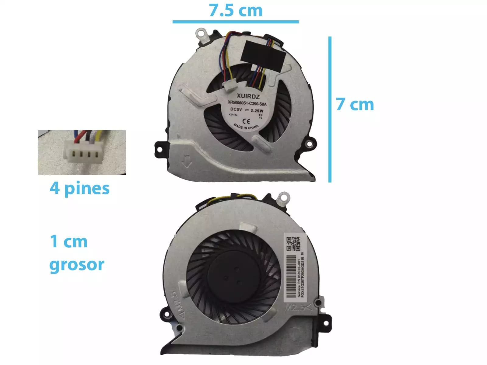COOLER HP 14-AB 15-A 15-AB — imagen 1