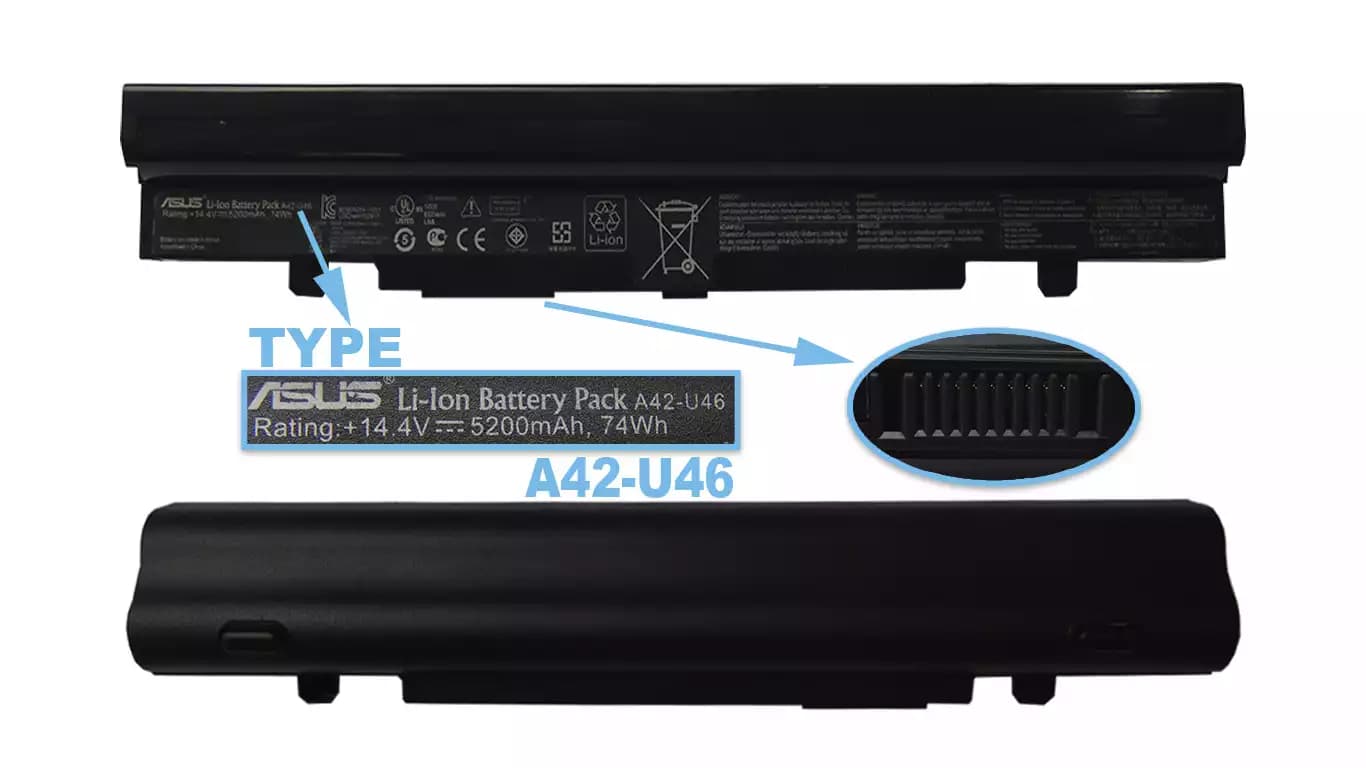 BATERIA ASUS A42-U46E *HC* — imagen 1