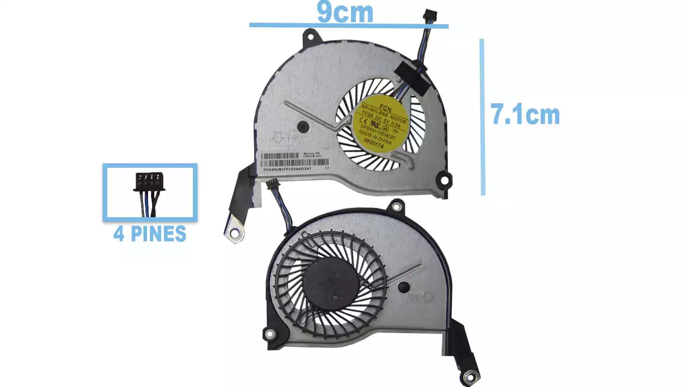 COOLER HP 15-N 17-N 14-N 15-F 736278-001 — imagen 1