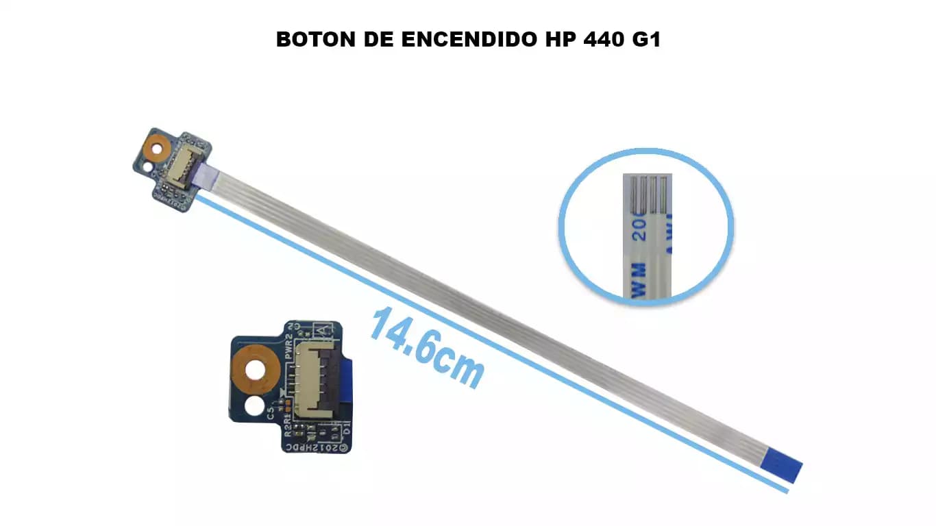 BOTON DE ENCENDIDO HP 440 G1 — imagen 1