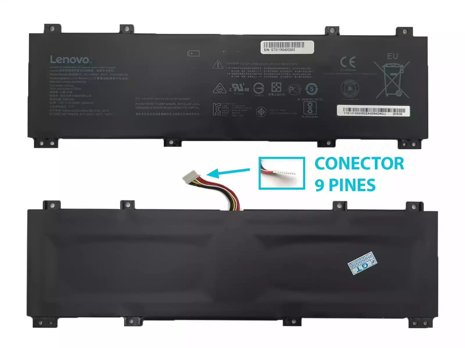 BATERIA LENOVO 100S-14IBR INTERNA *ORIGINAL* — imagen 1