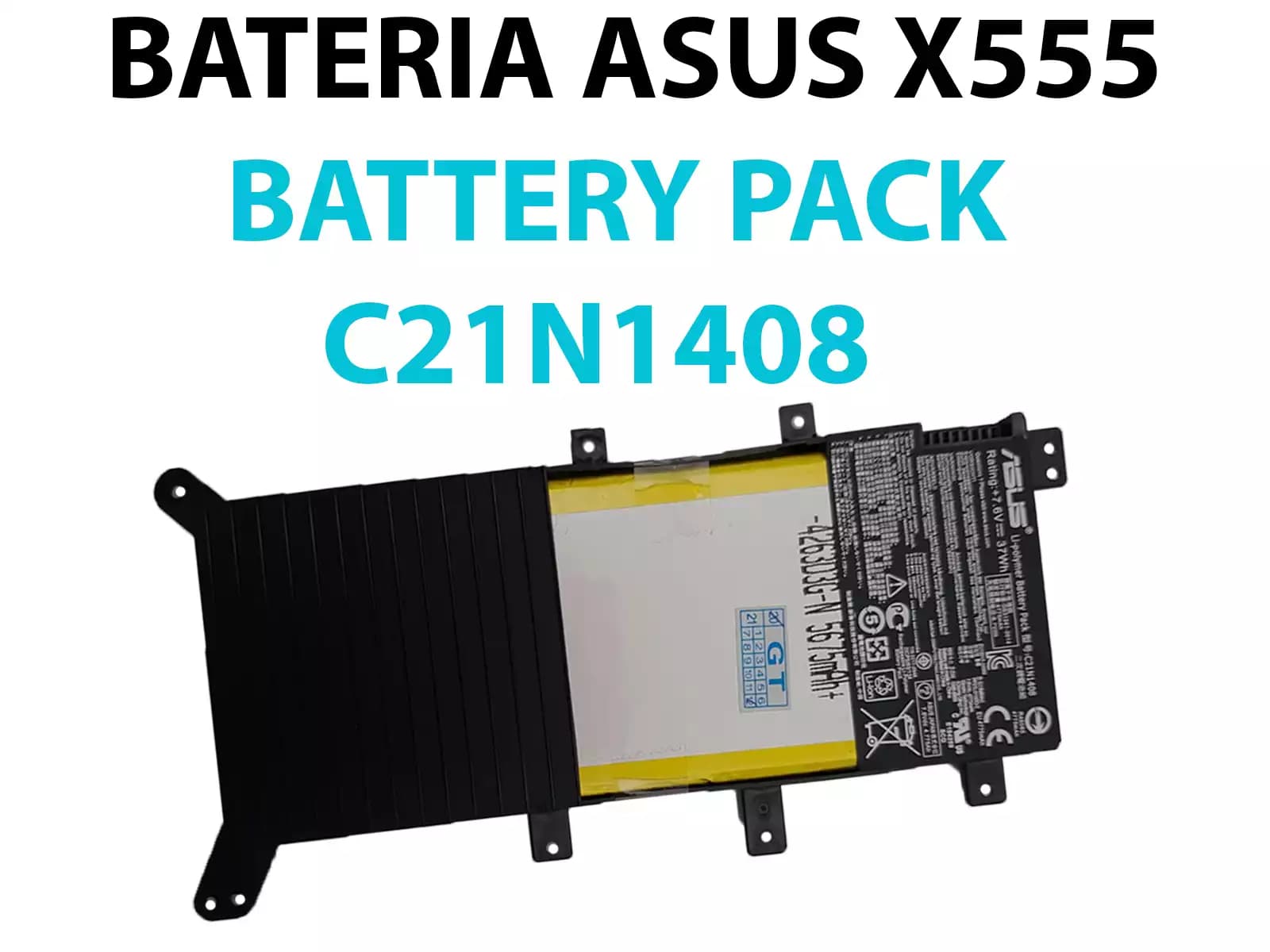 BATERIA ASUS C21N1408 VIVOBOOK 4000 V555L MX555 INTERNA *ORIGINAL* — imagen 1