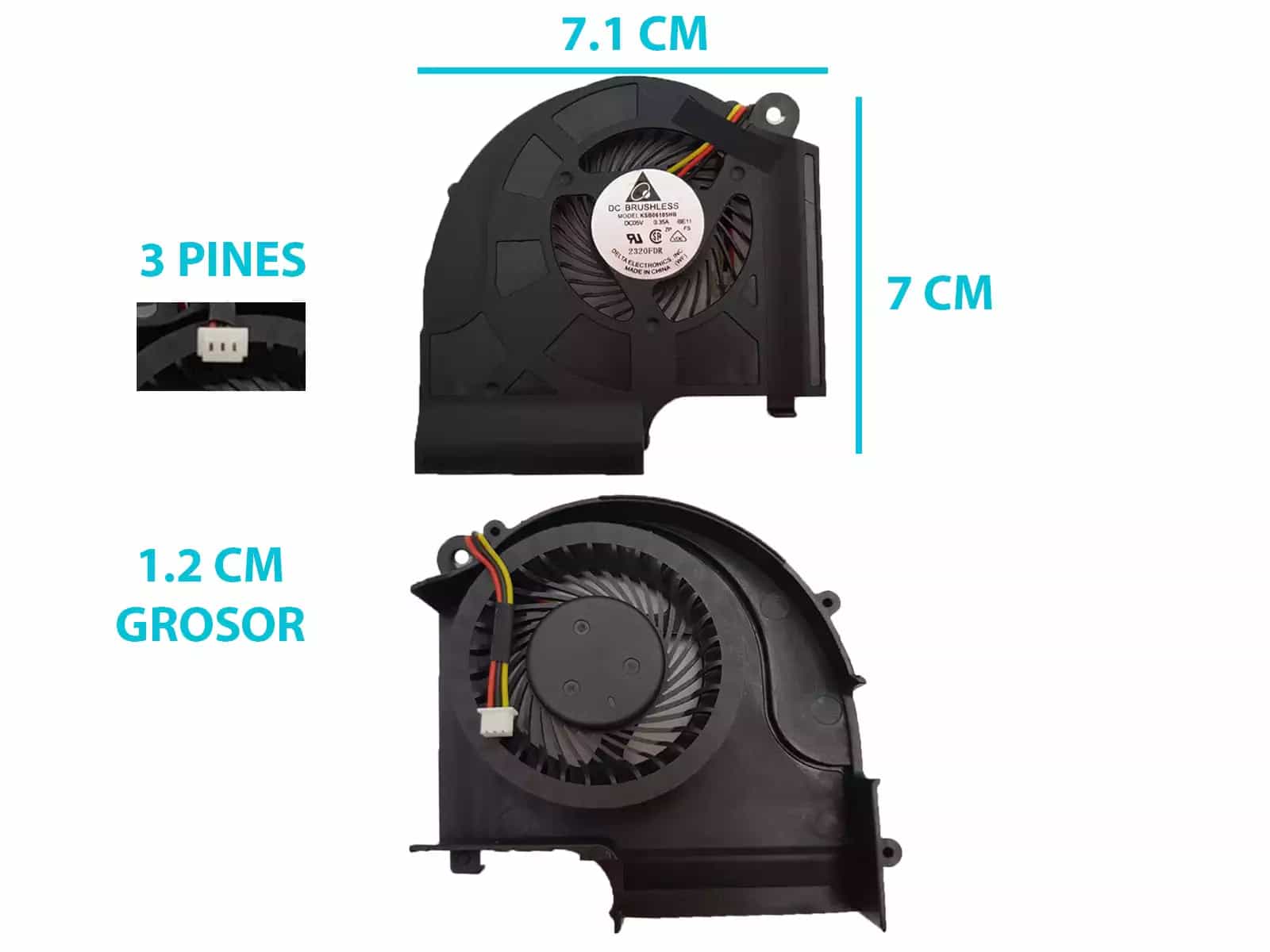 COOLER HP DV5 – 2043LA DV5 – 2045LA DV5 – 2046LA DV5 – 2047 CA DV5 – 2000 DV5 – 2003 XX, DV5 – 2008