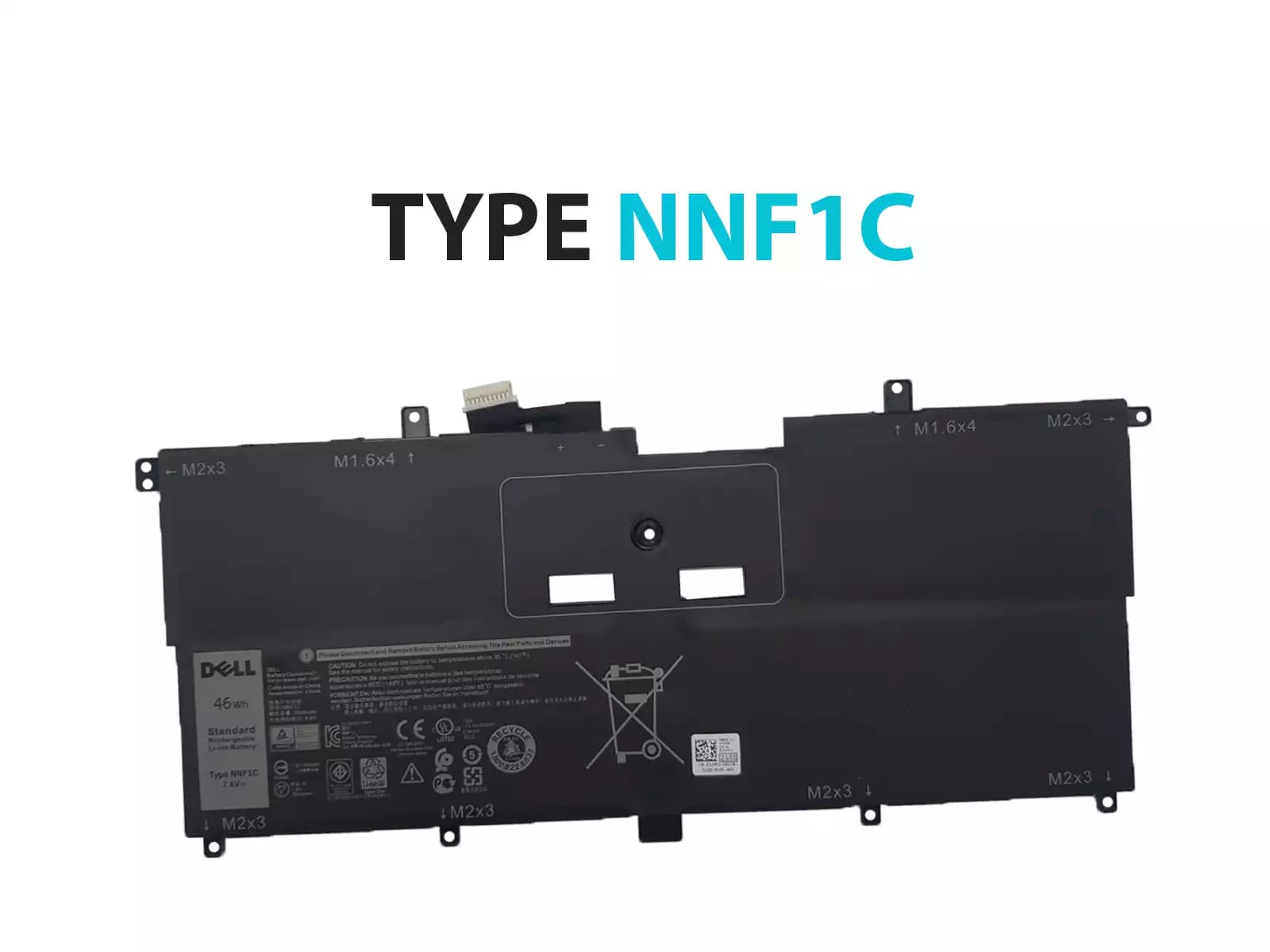 BATERIA DELL TYPE NNF1C INTERNA *ORIGINAL* — imagen 1