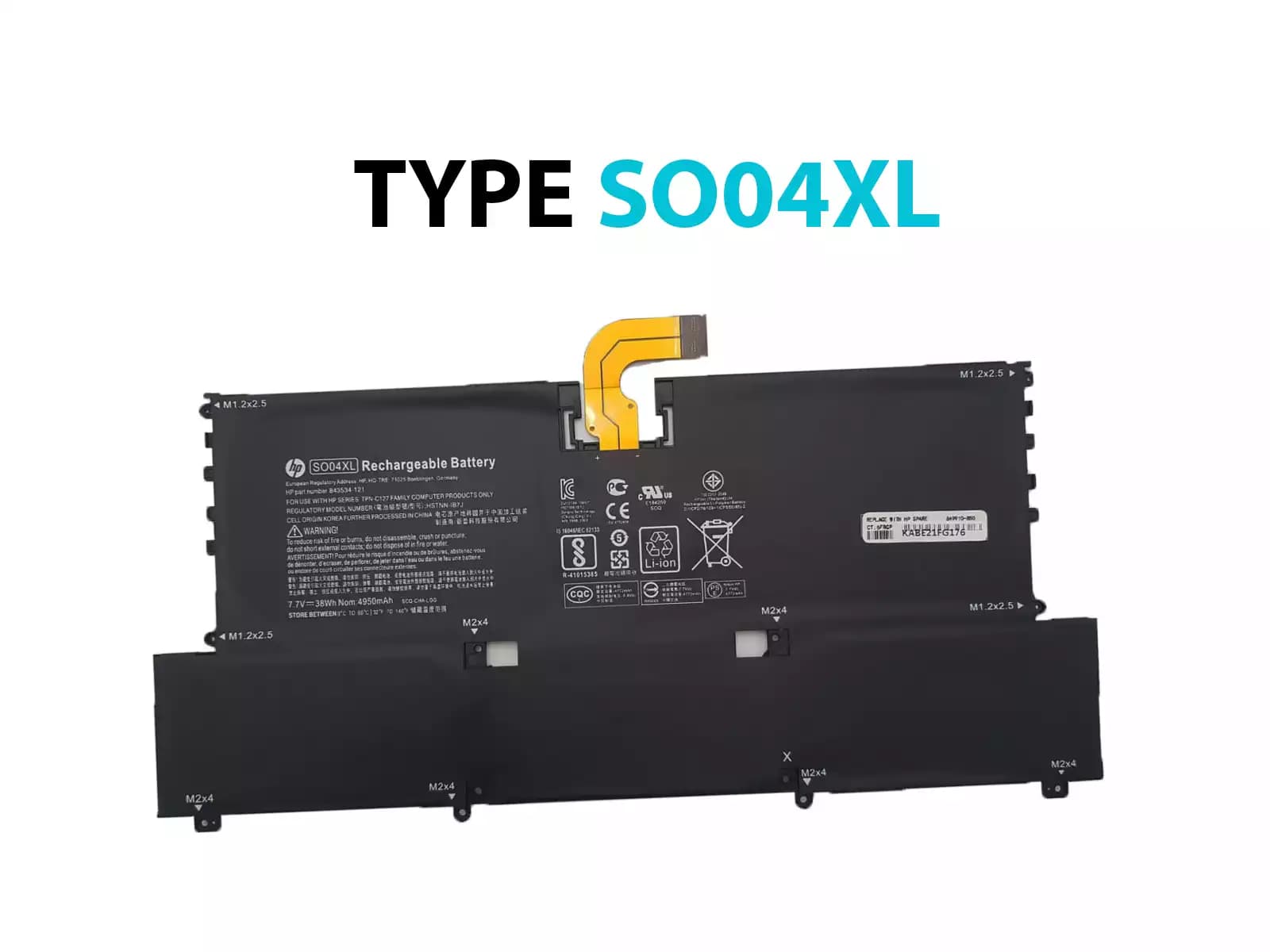 BATERIA HP SO04XL INTERNA *ORIGINAL* — imagen 1