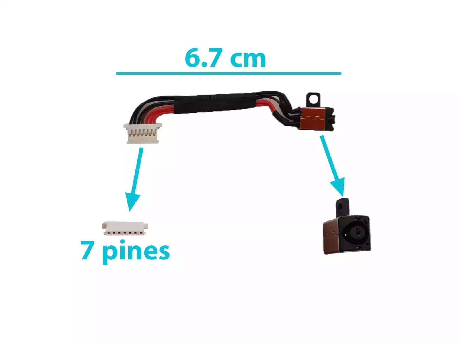 DC JACK DELL P88G — imagen 1