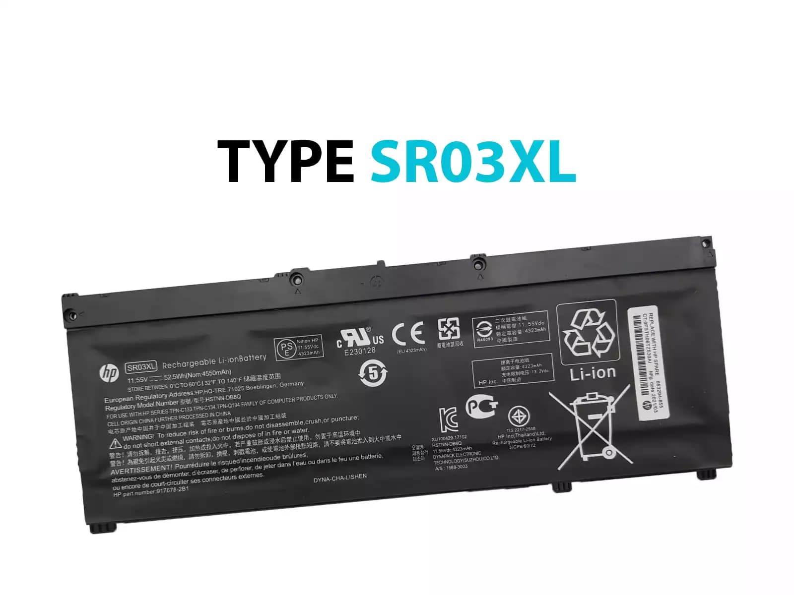 BATERIA HP SR03XL Omen 15-Ce000 15-Ce000ng HSTNN-IB7Z *ORIGINAL* — imagen 1