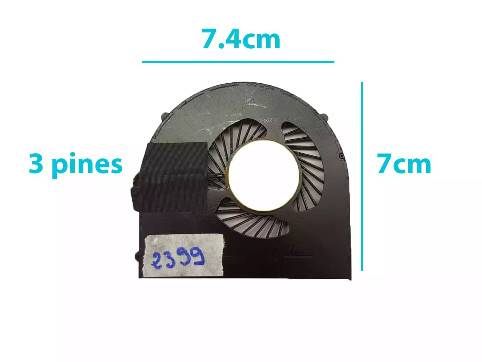 COOLER DELL 15 7000 7537 15-7537 DFS200005030T FFWG 7YTJC 7YTJC HNJ5W 07YTJC (3 LINES) — imagen 1