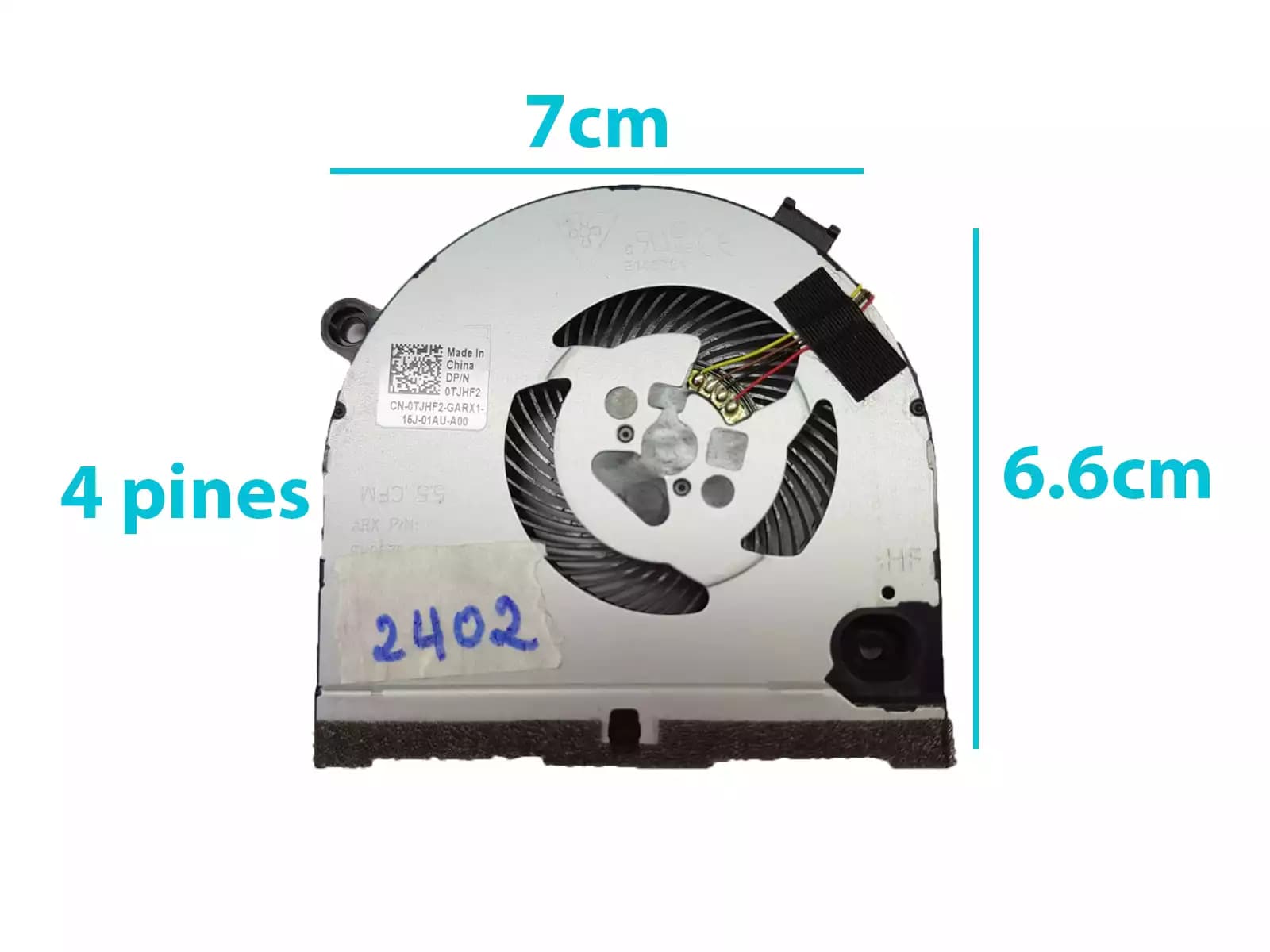 COOLER DELL G5 15 5587 G3 G3- 3771 3579 3779 Series P/N: CN-0TJHF2 (4 LINES) — imagen 1