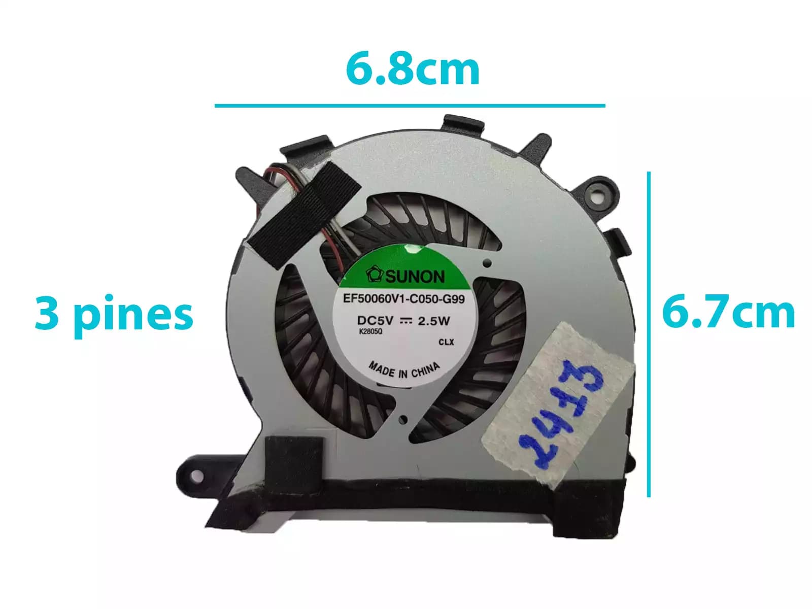 COOLER TOSHIBA U840 U840-SP4201L U840-SP4362S U840W (3 LINES) — imagen 1
