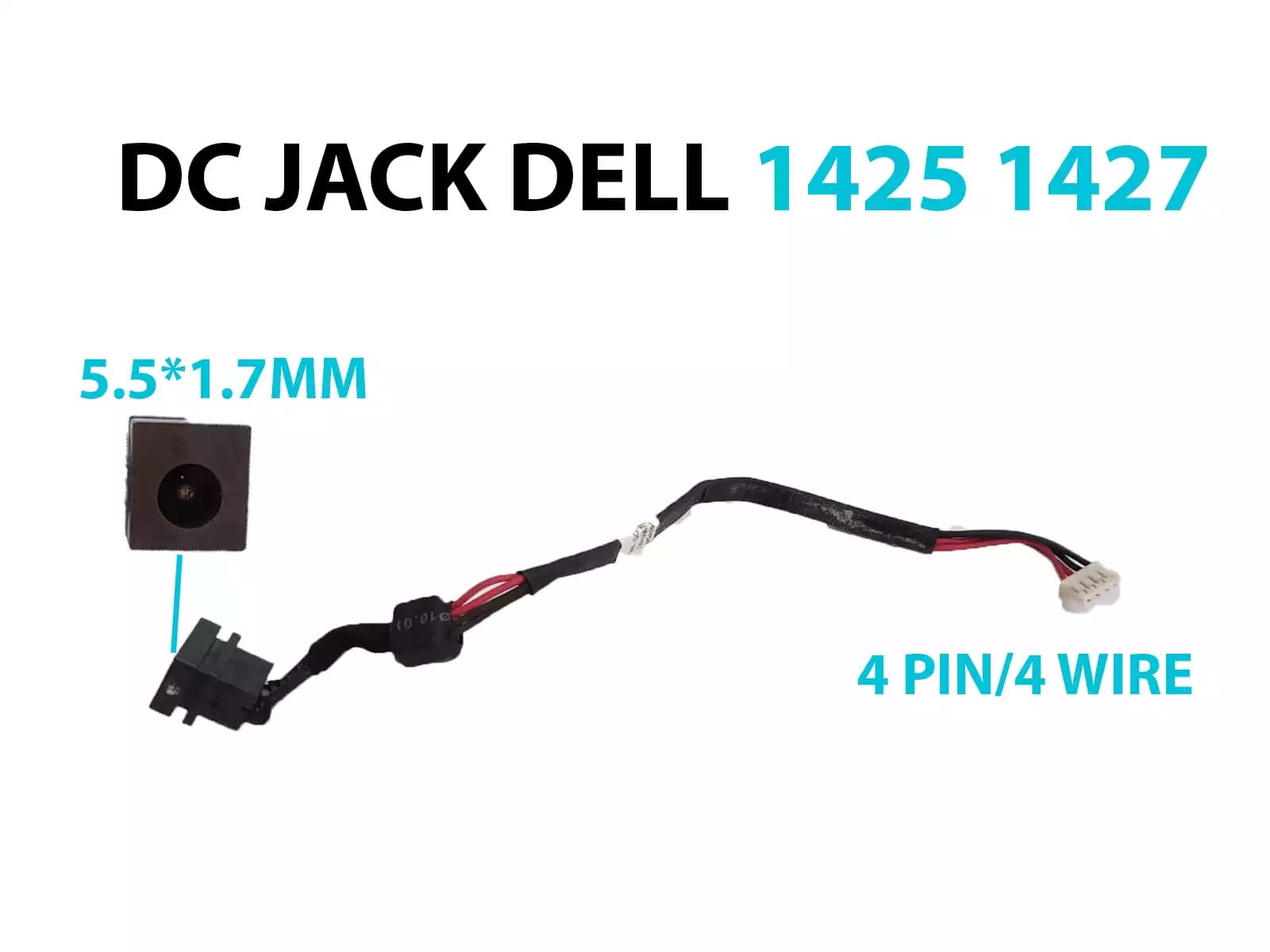 DC JACK DELL 1425 1427 CON CABLE — imagen 1