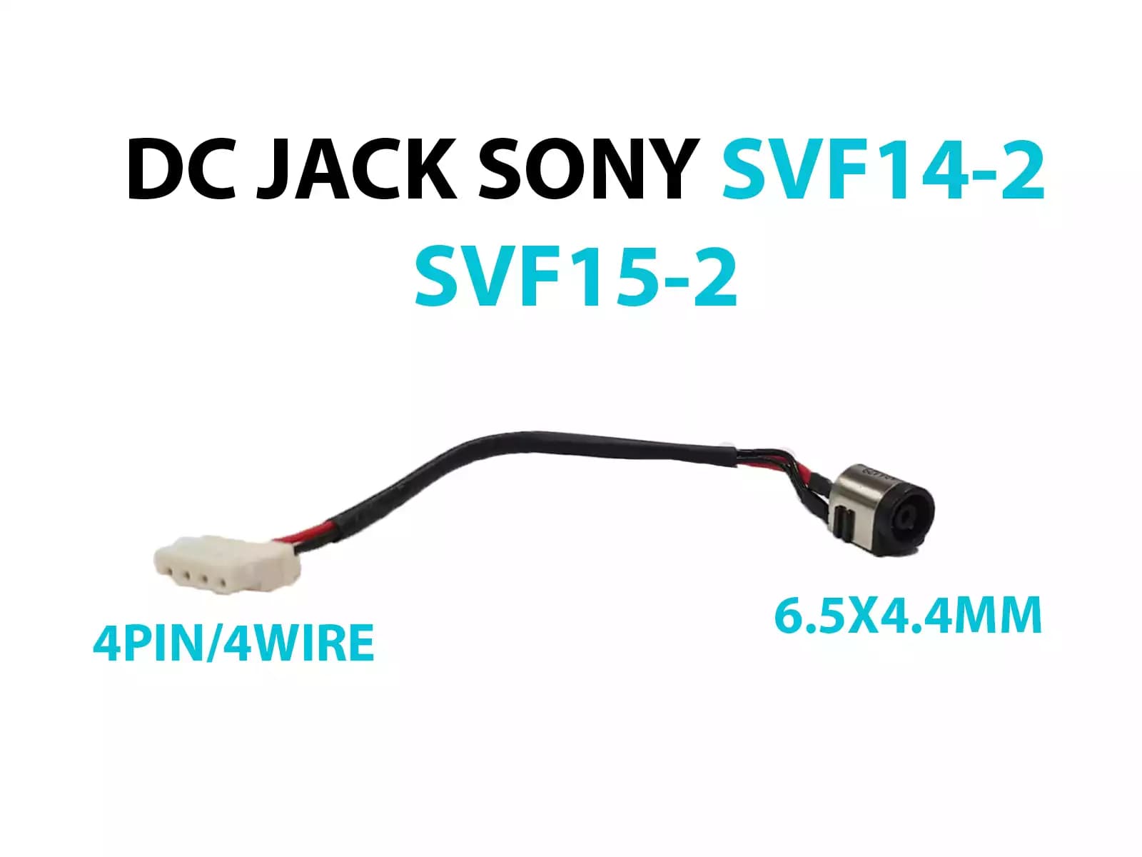 DC JACK SONY SVF14-2 SVF15-2 CON CABLE — imagen 1
