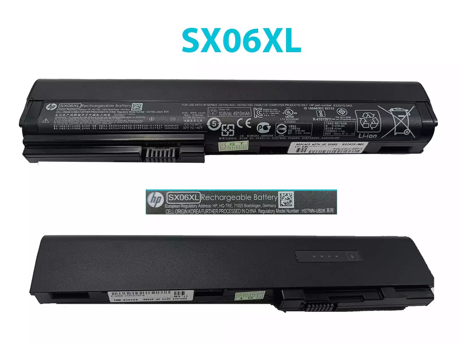 BATERIA HP SX06XL INTERNA *ORIGINAL* — imagen 1