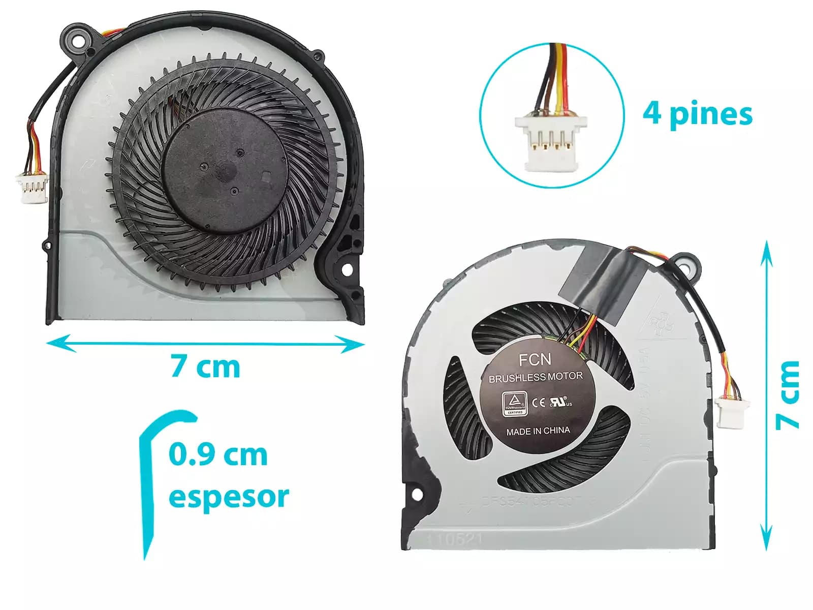 COOLER ACER HELIOS 300 G3-571 G3-571G G3-572 G3-573 NITRO 5 AN515-51 AN515-52 AN515-41 — imagen 1