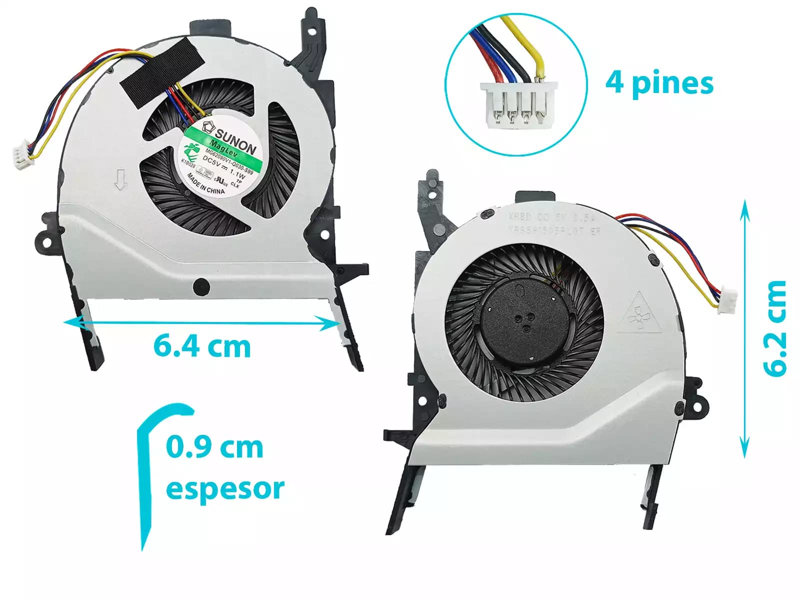 COOLER ASUS X456 X456U X456UA X456UB X456U (4 LINES) — imagen 1