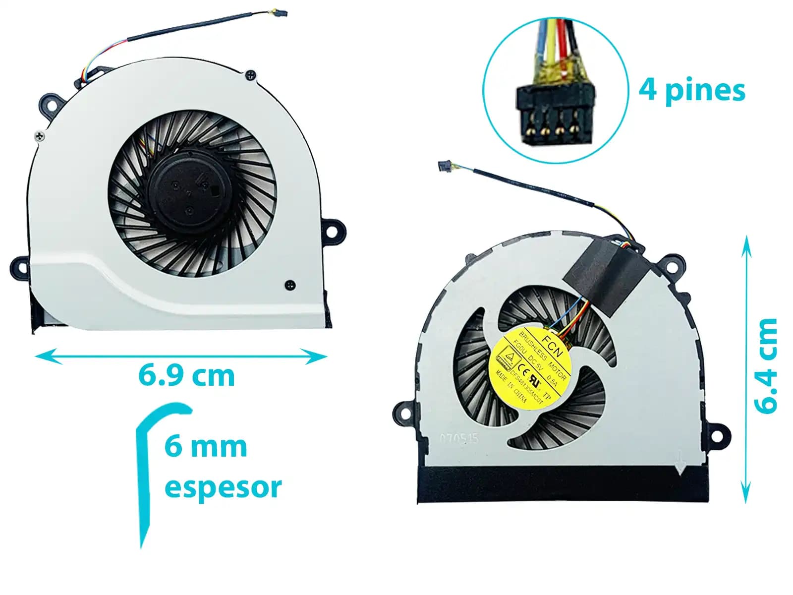 COOLER LENOVO S210 S210T S215 S215T (4 LINES) — imagen 1