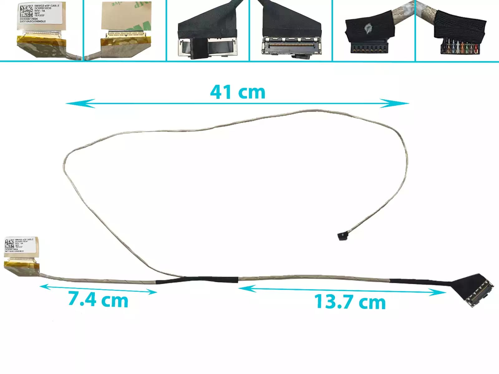 FLEX DE VIDEO LENOVO 300-15 300-15ISK 300-15IBR 30PINES BMWQ2 DC02001XE20 — imagen 1