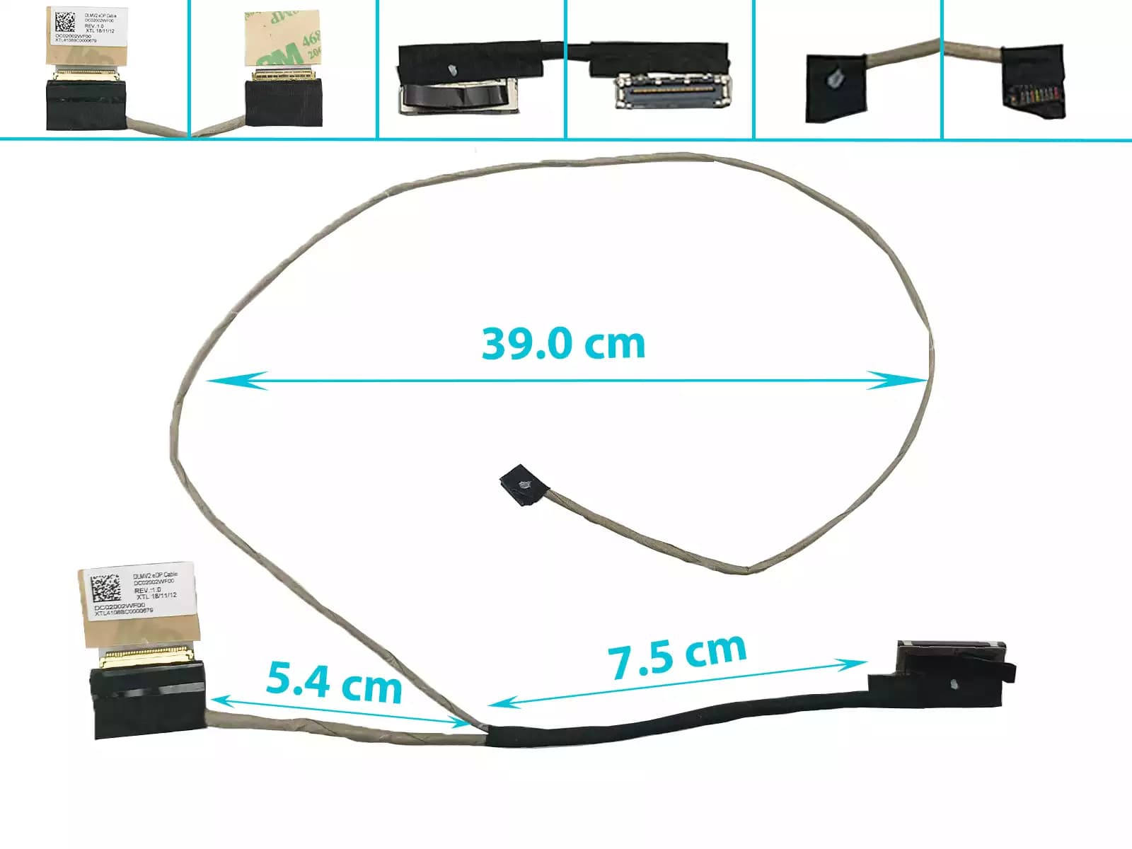 FLEX DE VIDEO LENOVO V330-14 V330-14ISK V330K-14IKB DC02002WF00 30 PINES — imagen 1