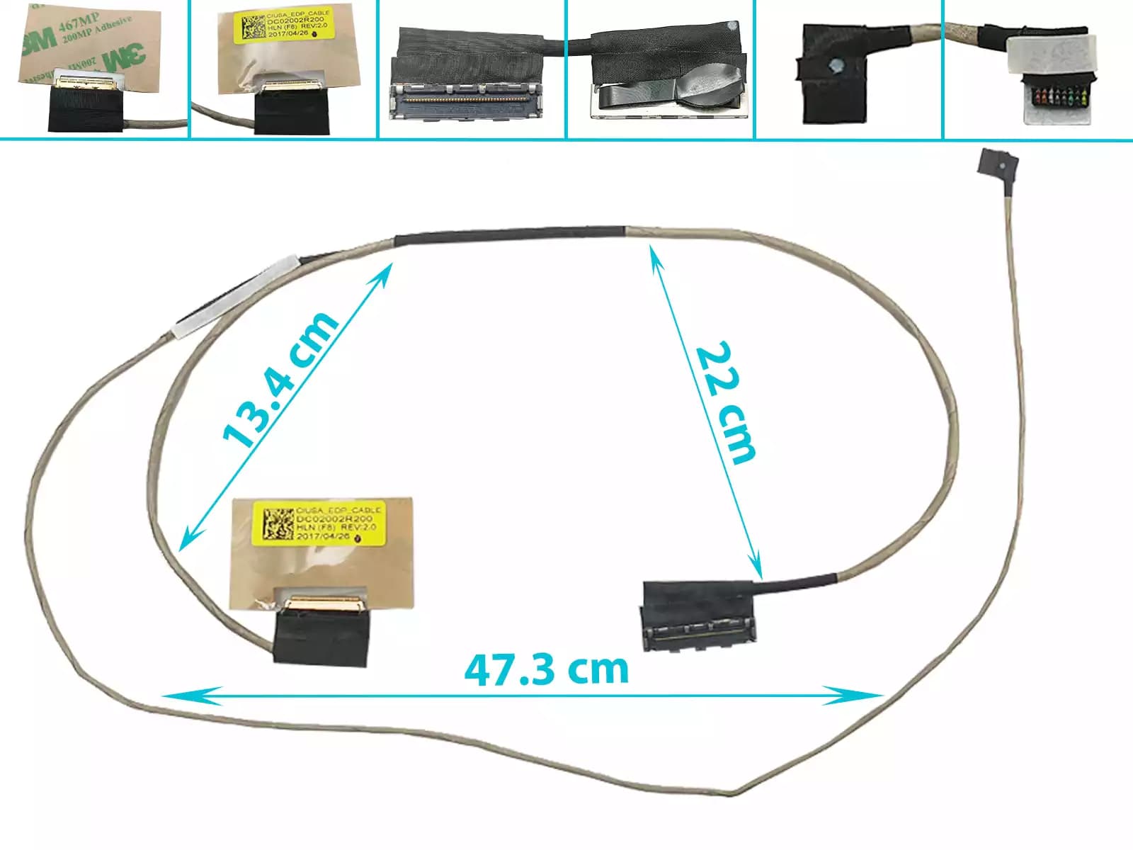 FLEX DE VIDEO LENOVO IDEAPAD 320S-14IKB 80X4 320S-14 5C10N78578 DC02002R200 30 PINES — imagen 1