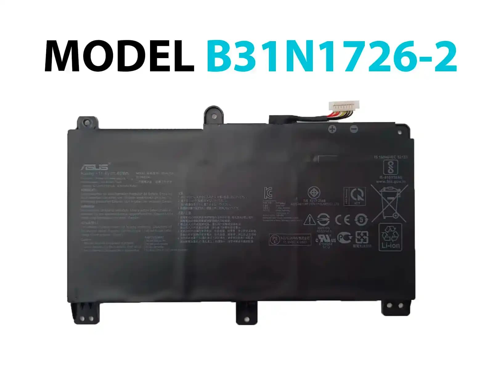 BATERIA ASUS B31N1726-1 INTERNA *ORIGINAL* — imagen 1