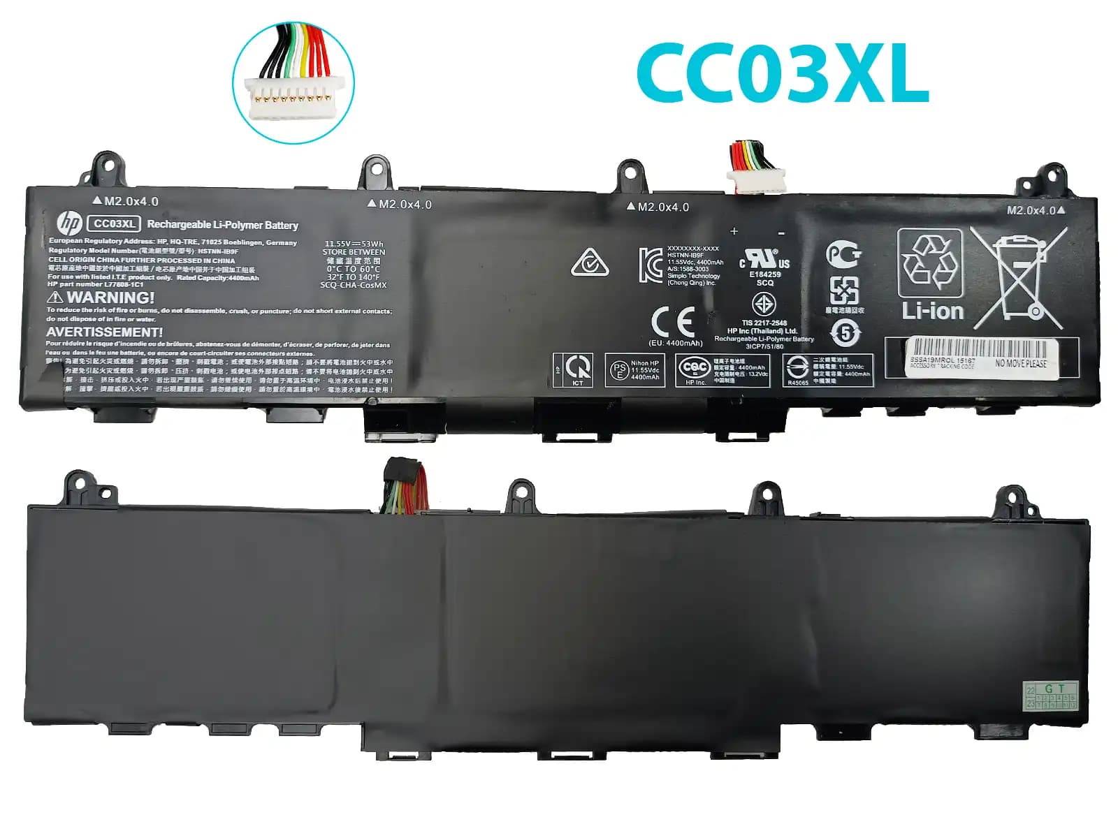 BATERIA HP CC03XL INTERNA *ORIGINAL* — imagen 1