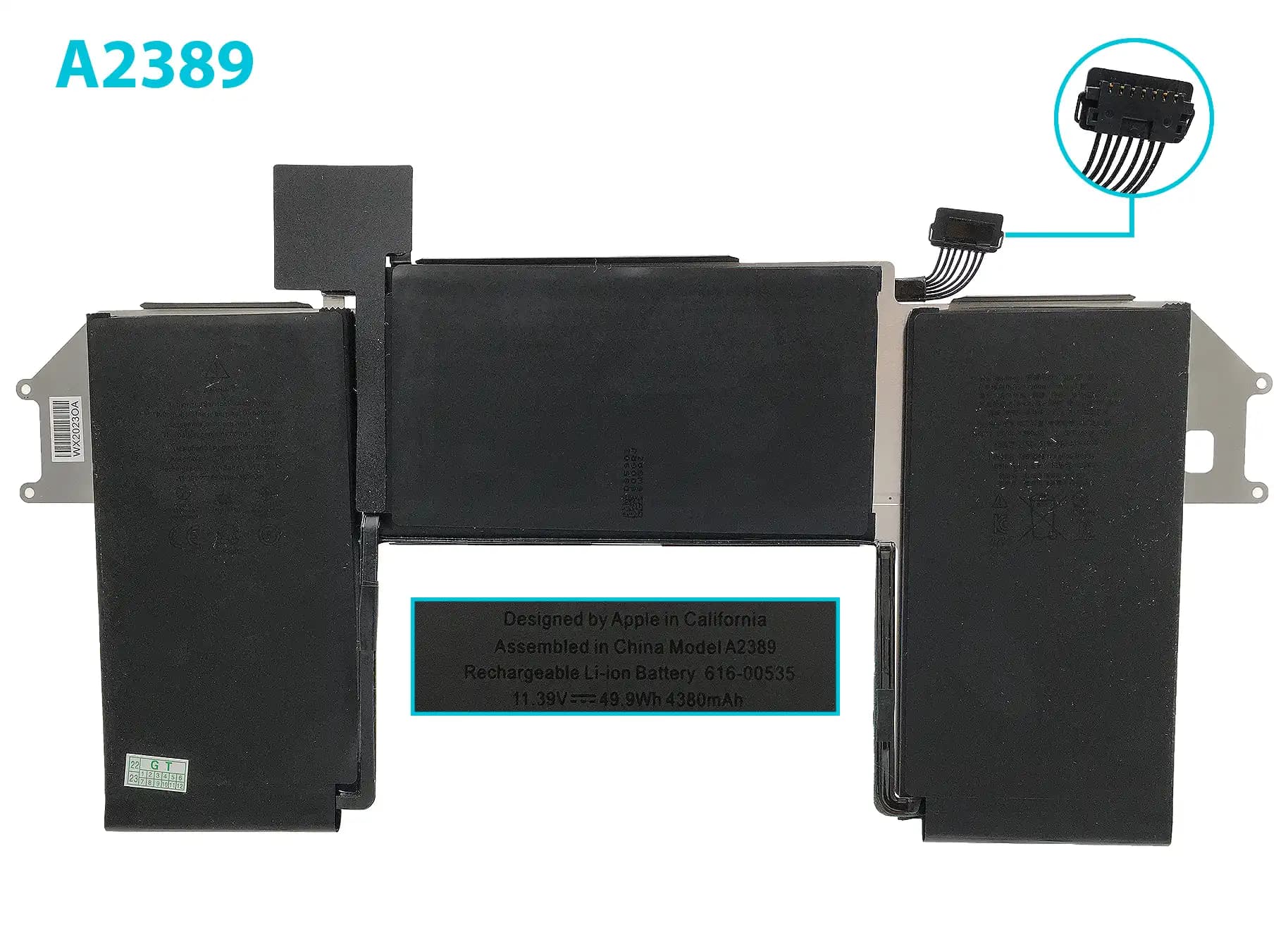 BATERIA APPLE MACBOOK AIR 13" A2337 A2389 INTERNA *ORIGINAL* — imagen 1