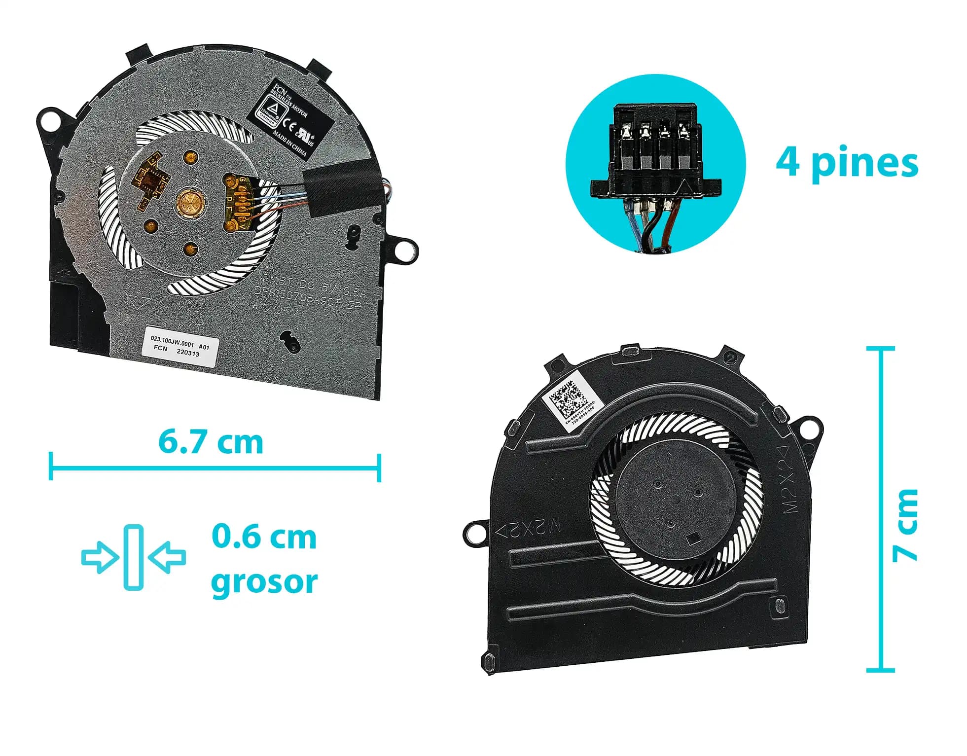 COOLER DELL VOSTRO 5402 P130G002 (4 LINES) — imagen 1