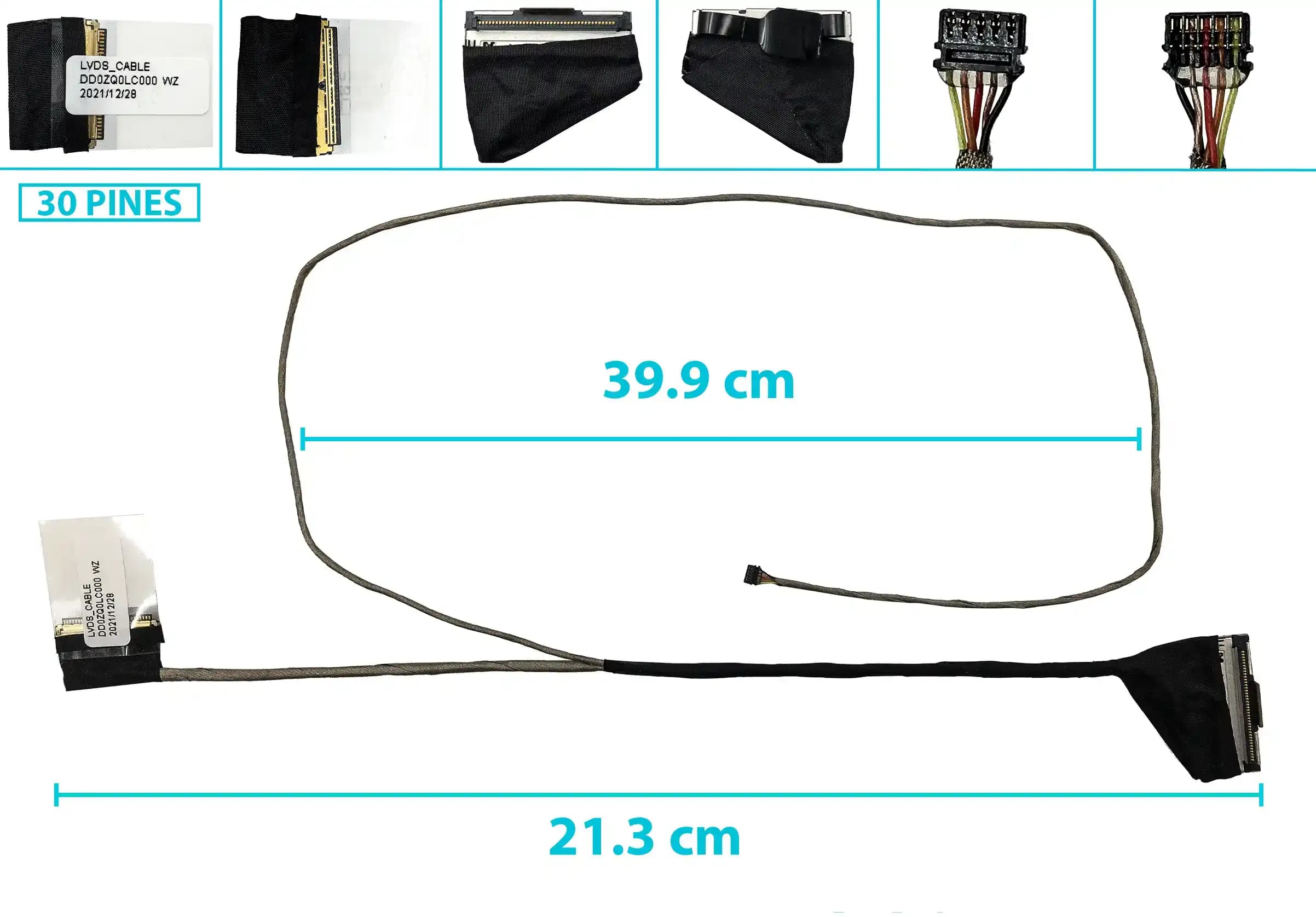 FLEX DE VIDEO ACER E5-411 E5-421 E5-471G V3-472 DD0ZQ0LC000 50.MLQN7.006 DD0ZQ0LC040 30 PINES — imagen 1