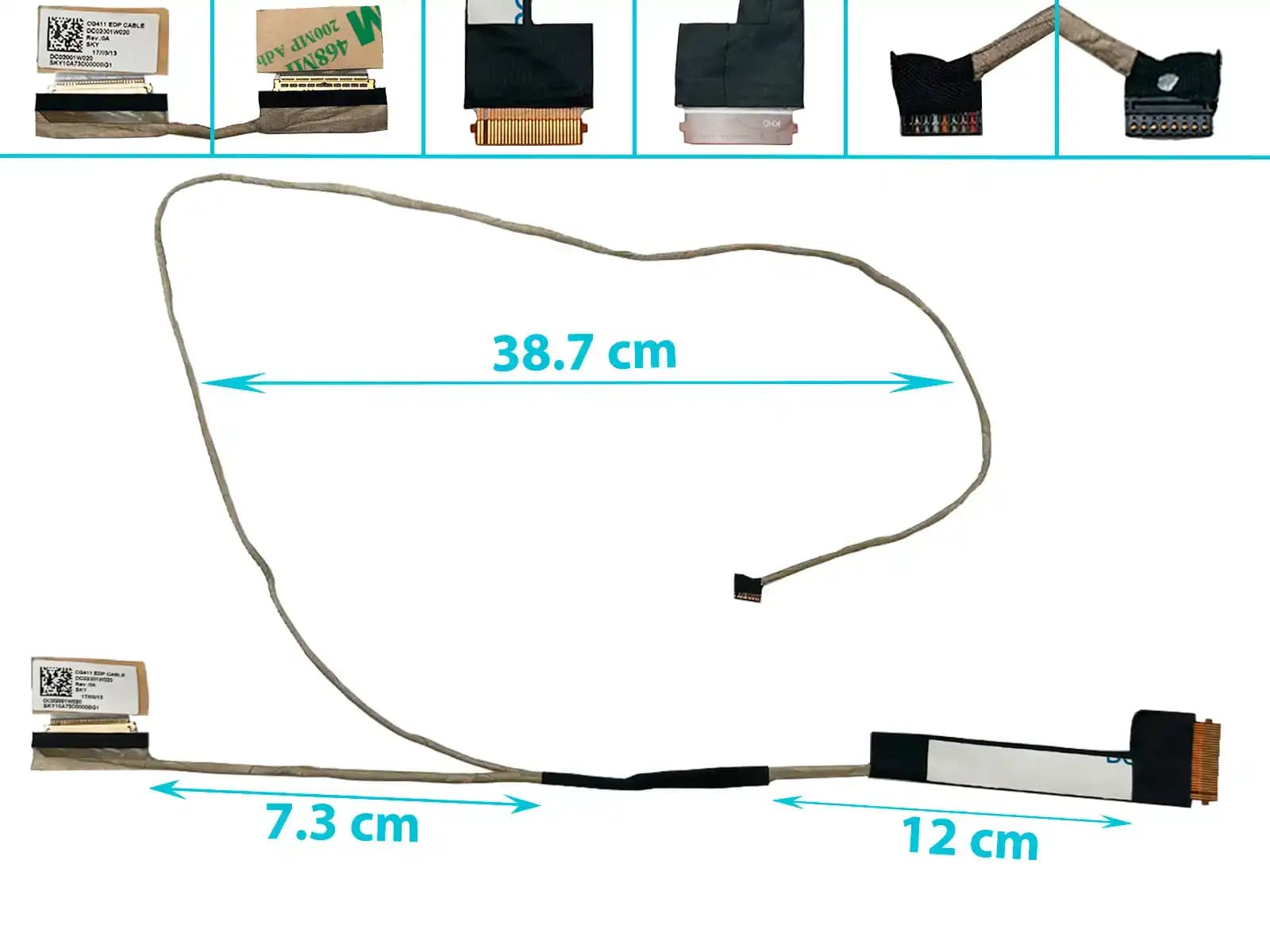 FLEX DE VIDEO LENOVO 510-14ISK 310-14IKB 310-14ISK DC02001W000 DC02001W020 30 PINES — imagen 1