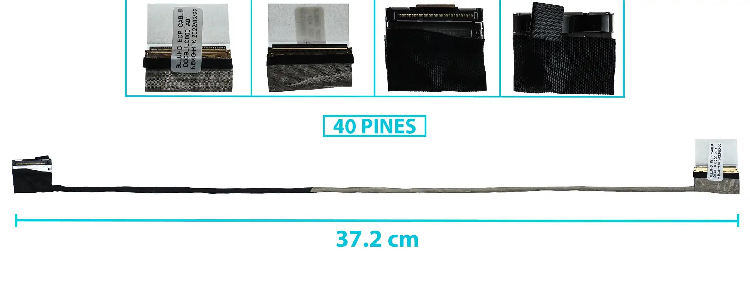 FLEX DE VIDEO TOSHIBA L50-B L55D-B S55-B L55-B5191SM DD0BLILC030 DD0BLILC020 DDOBLILC000 (40 PINES) — imagen 1