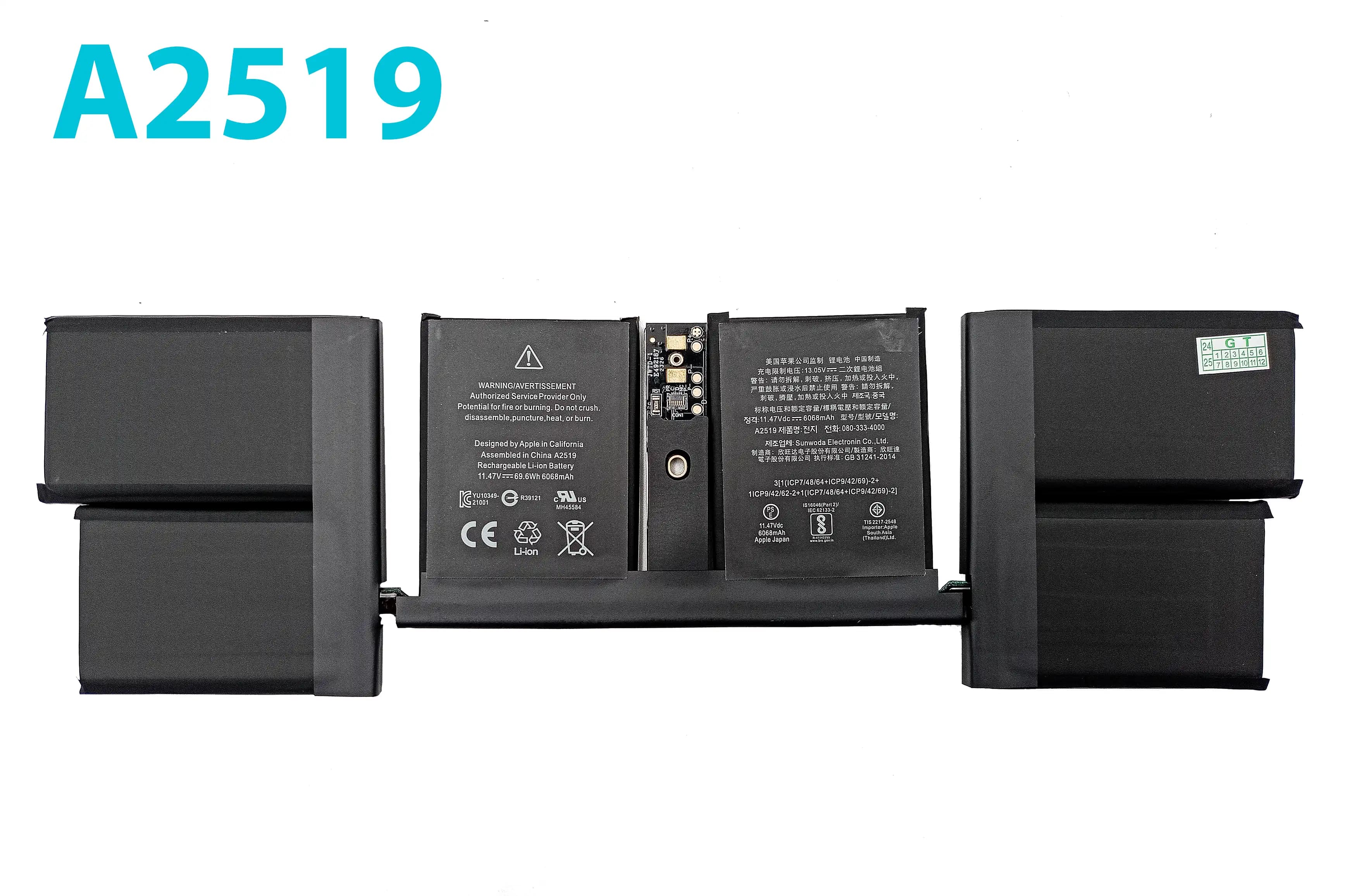 BATERIA APPLE MACBOOK A2442 A2519 INTERNA *ORIGINAL* — imagen 1