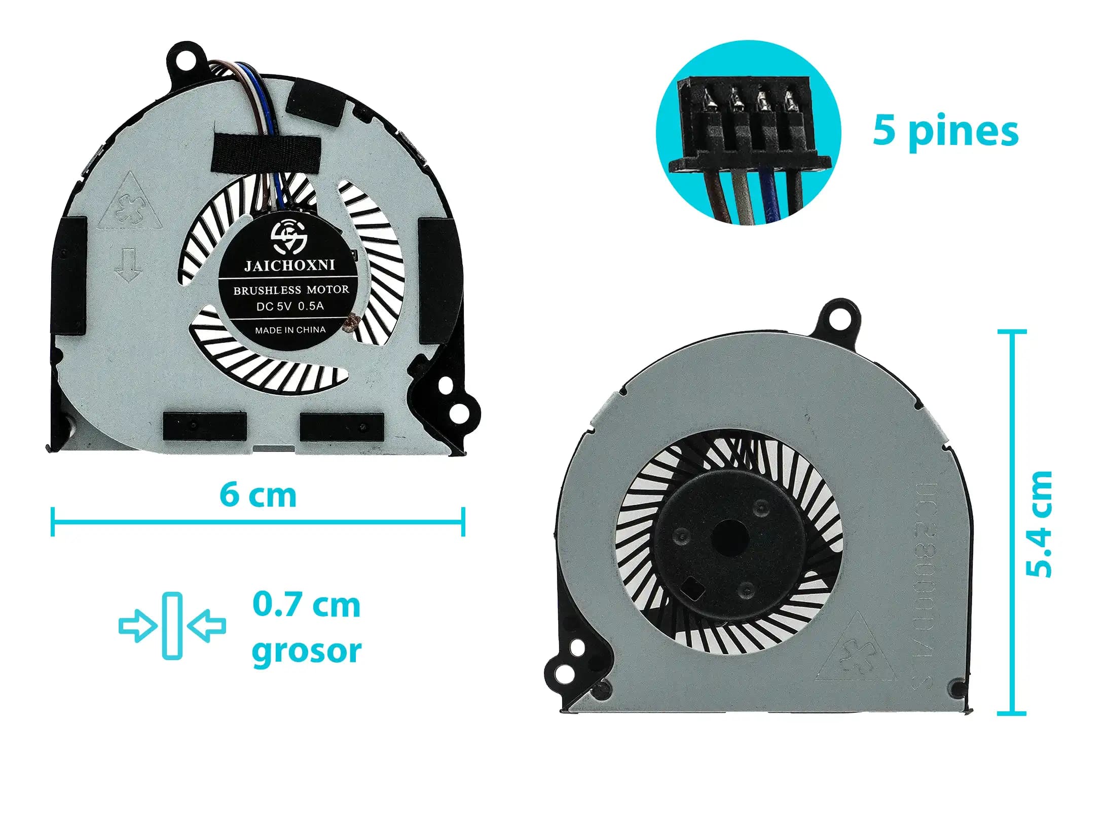 COOLER DELL LATITUDE E7250 E7450 (4 LINES) — imagen 1