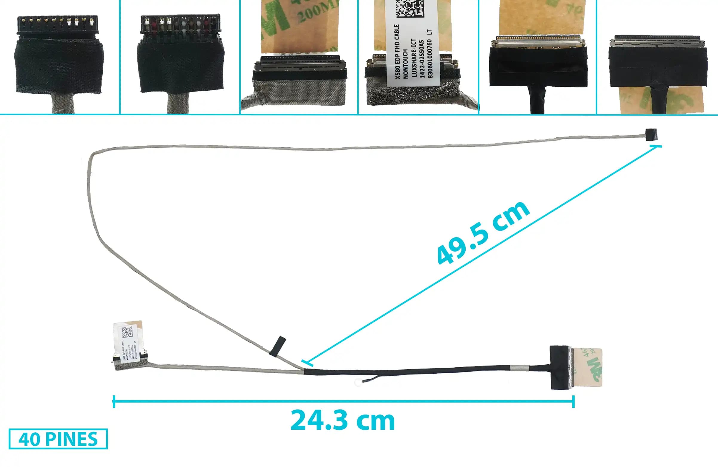 FLEX DE VIDEO ASUS VIVOBOOK X580 X580VD N580V X580G X580GD 1422-02SS0AS 1422-02YS0AS 1422-02SR0AS 1422-02SS0AS 1422-02Y2Y2YYS0AS 1422-02YYYYS0AS — imagen 1