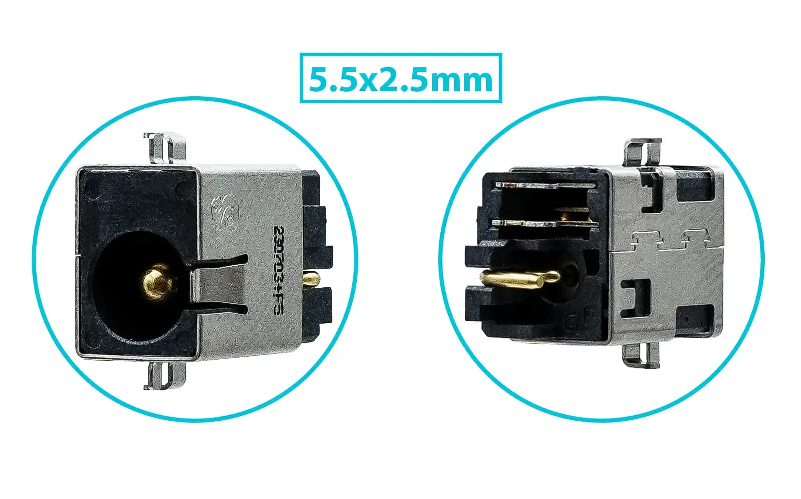 PIN DE CARGA DC JACK MSI GF75 MS-16R3 GF63 MS-16W GF65 GS66 MS-16R SIN CABLE — imagen 1
