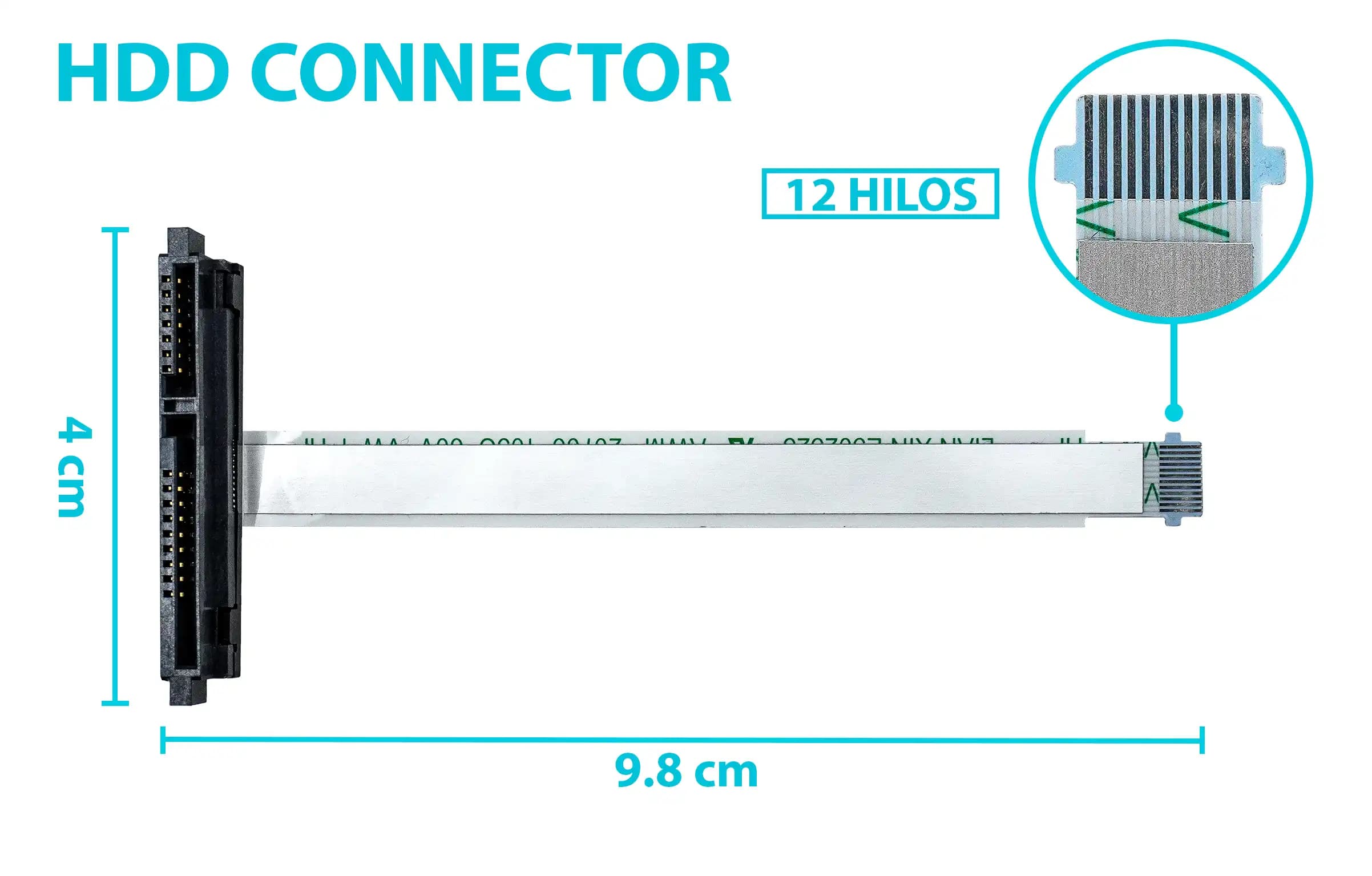 HARD DRIVE HDD CONNECTOR HP X360 15-BP 15M-BP 15-BQ 15M-BQ 450.0BX02.0001 — imagen 1