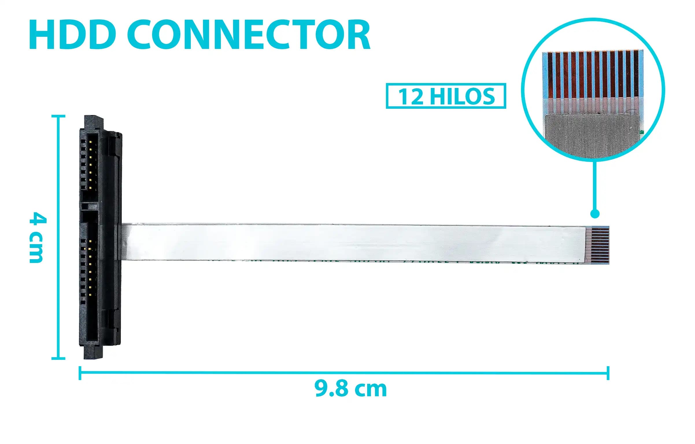 HARD DRIVE HDD CONNECTOR HP 15-CX 15T-CX 15-CX0067TX 15-CX0065TX SERIES DPF50 NBX0002BI00 — imagen 1