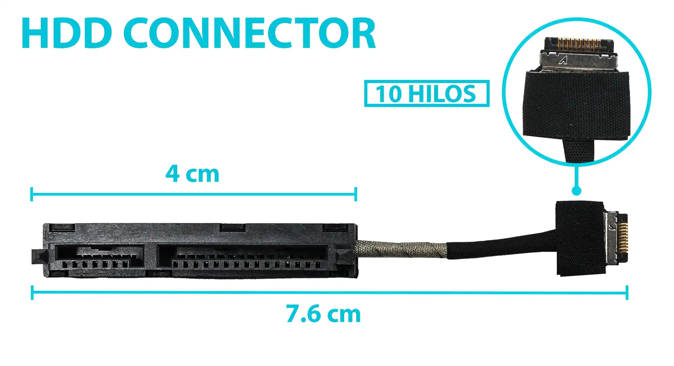 HARD DRIVE HDD CONNECTOR LENOVO FLEX 3 3-1120 YOGA 300-11IB 5C10J08424 1109-01051 — imagen 1