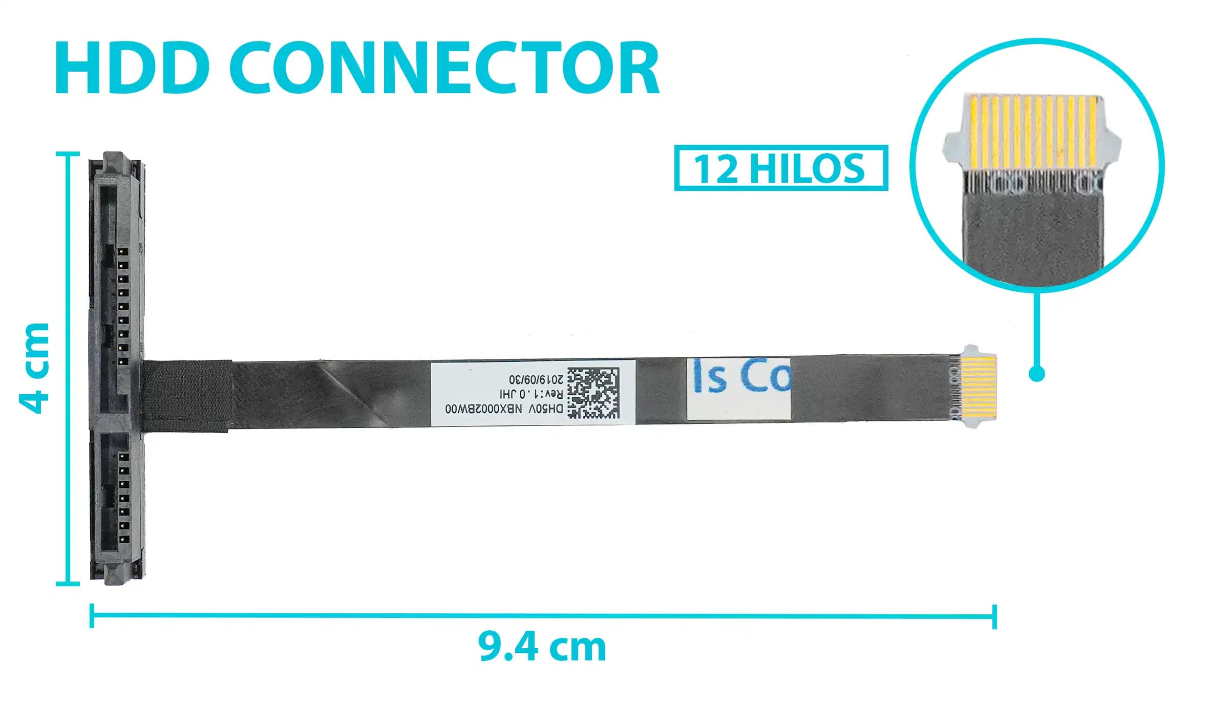 HARD DRIVE HDD CONNECTOR ACER AN515-42 N20C1 AN515-55 SERIES NBX0002BW00 — imagen 1