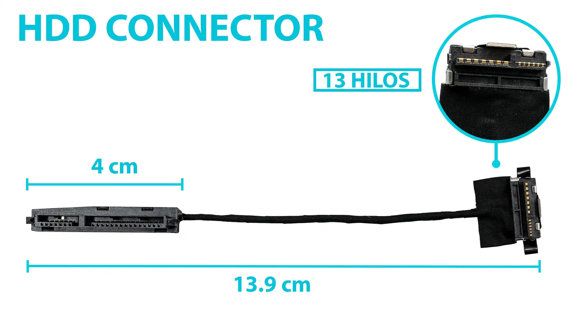 HARD DRIVE HDD CONNECTOR HP G42 G4-1000 CQ42 CQ62 G62 CQ43 G6 — imagen 1