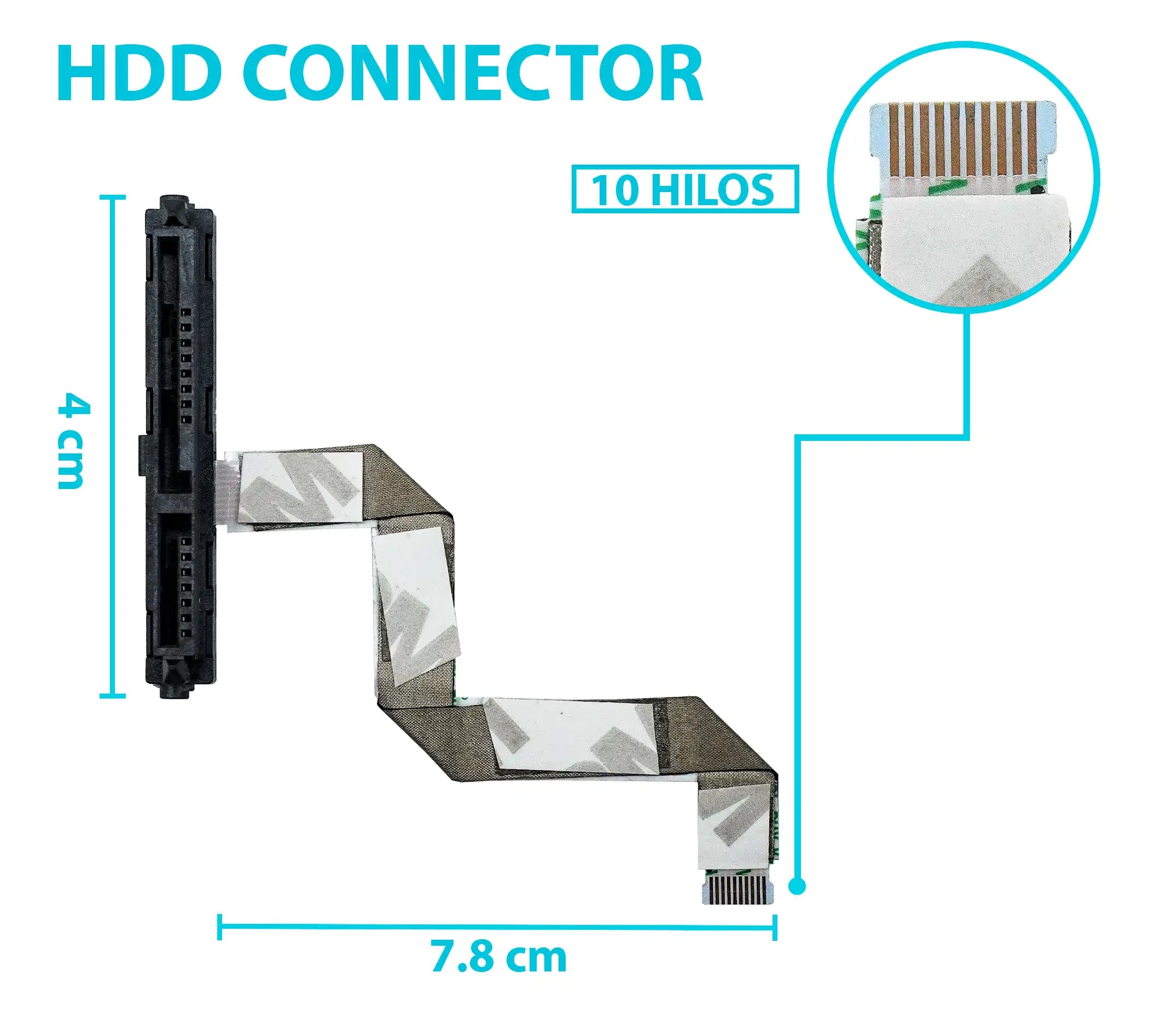 HARD DRIVE HDD CONNECTOR LENOVO IDEAPAD V15-ADA V15-IIL S145-15IIL S145-15IWL S145-15IGM S145-15AST S145-15API S145-15IKB NBX0001NZ1 — imagen 1