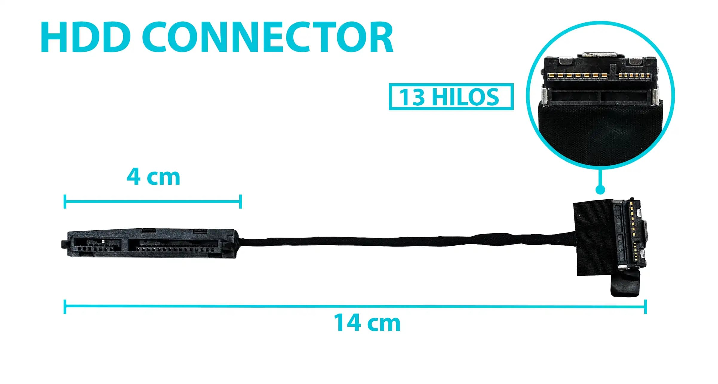 HARD DRIVE HDD CONNECTOR HP 14-B 15-B 14-C DD0U33HD010 — imagen 1