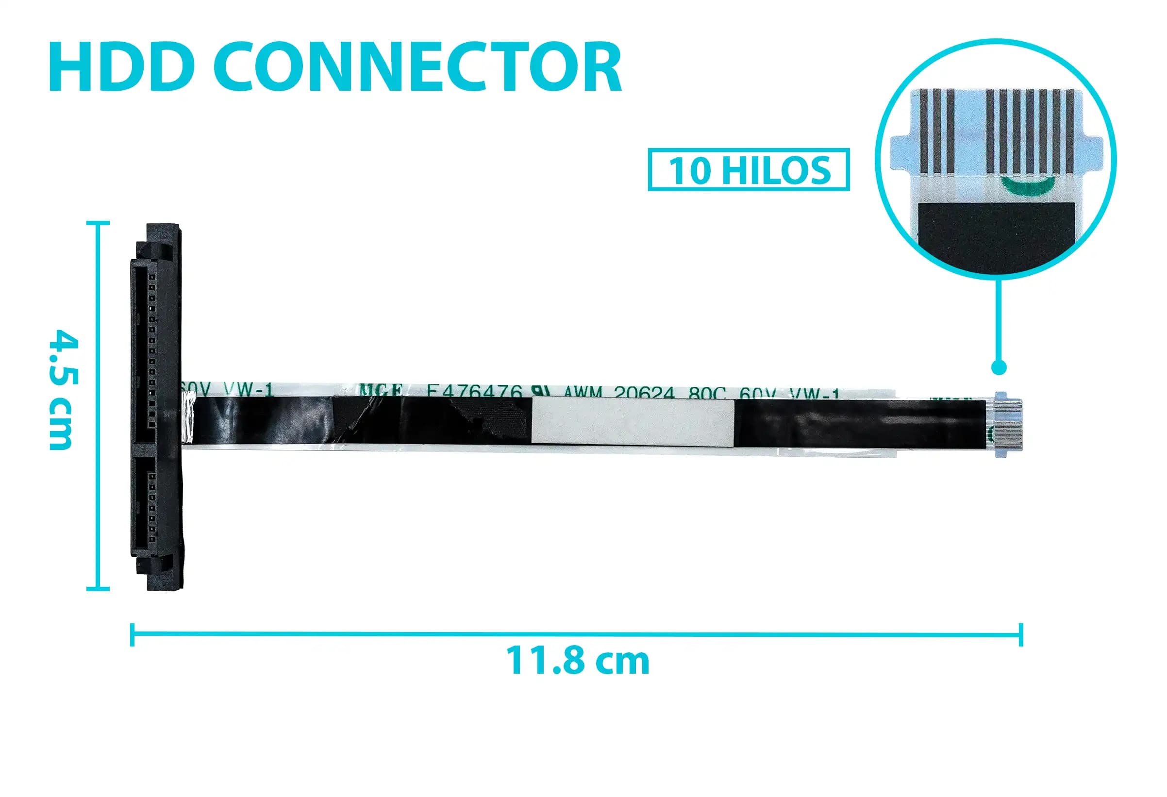 HARD DRIVE HDD CONNECTOR HP X360 13-U M3-U M3-U001DX 450.07M0D.0011 — imagen 1