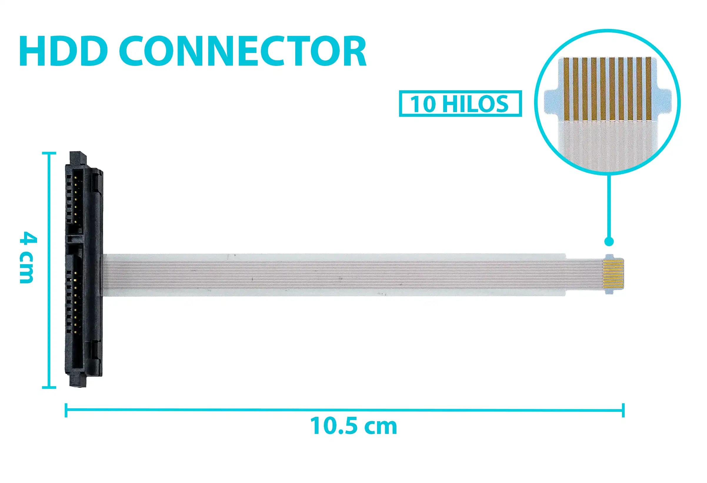 HARD DRIVE HDD CONNECTOR HP 15-AX 15-AX016TX 15-AX217TX 15-AX018TX AX200 SERIES — imagen 1